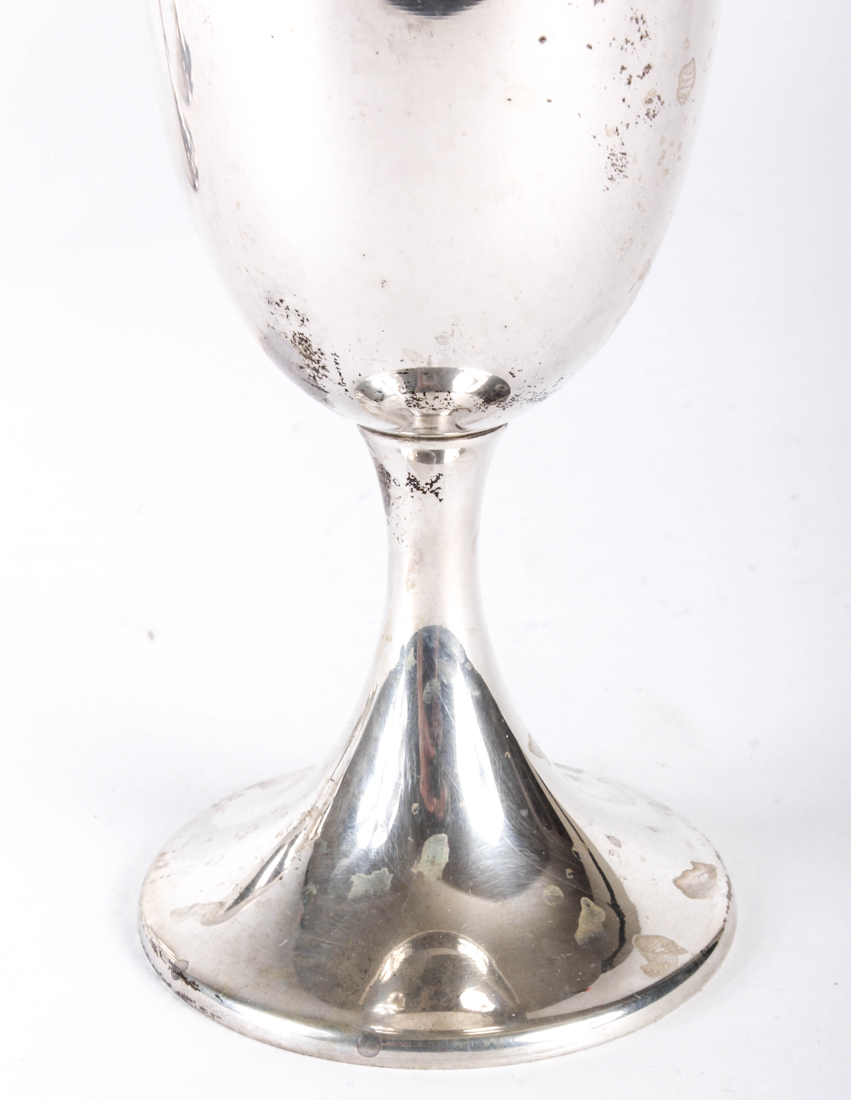 Eight Sterling Silver Goblets