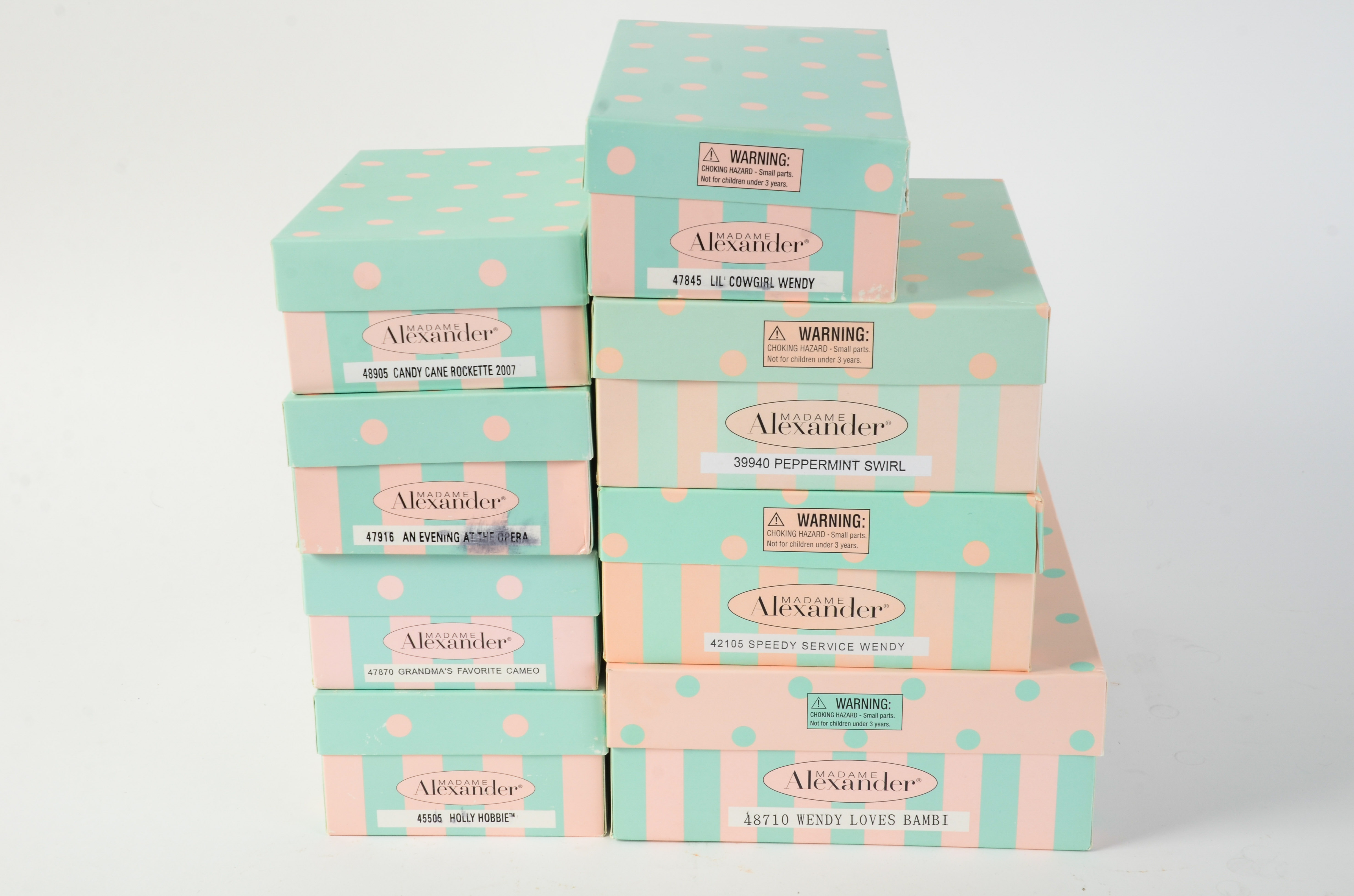 Collection of Madame Alexander Dolls