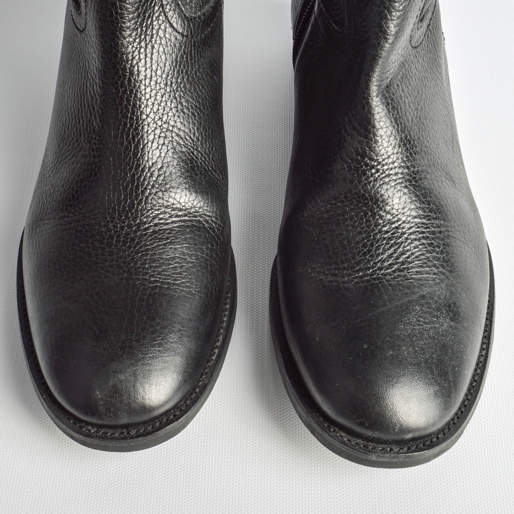 Tory Burch Black Leather Julian Riding Boots