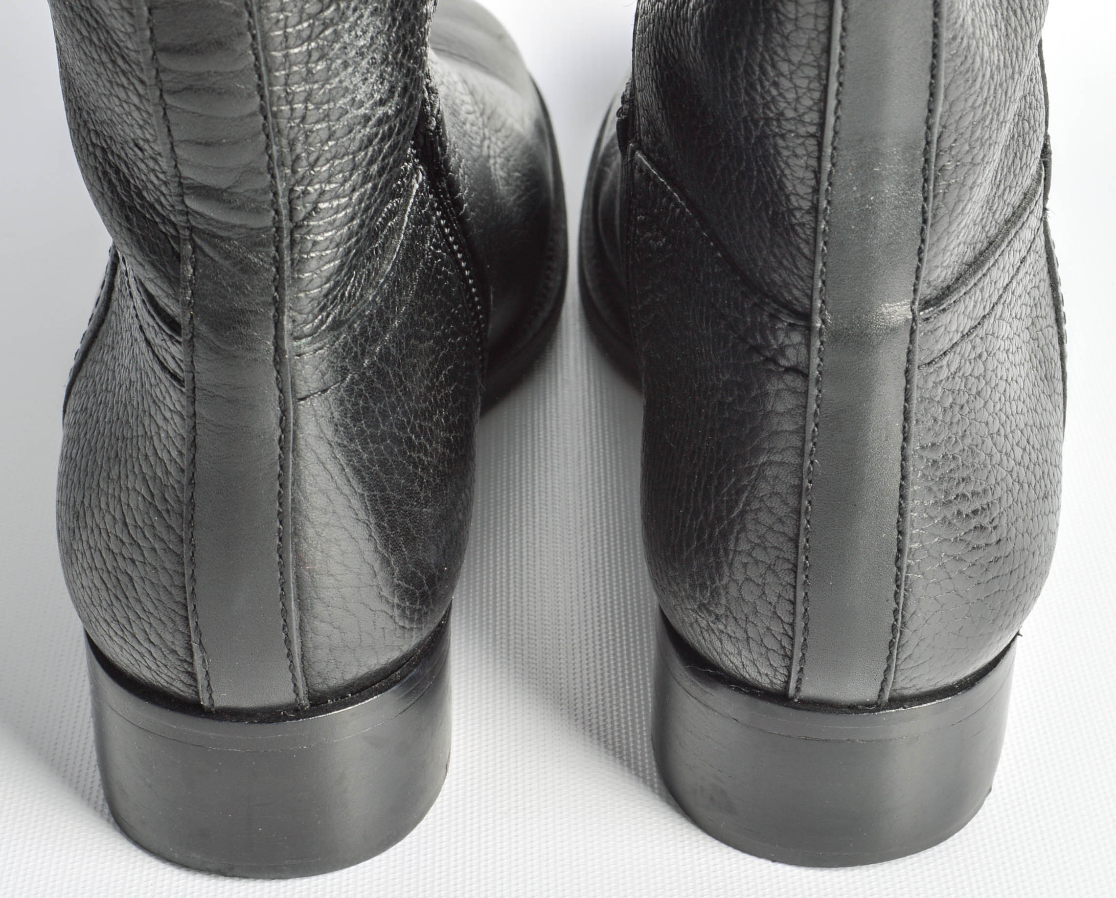 Tory Burch Black Leather Julian Riding Boots