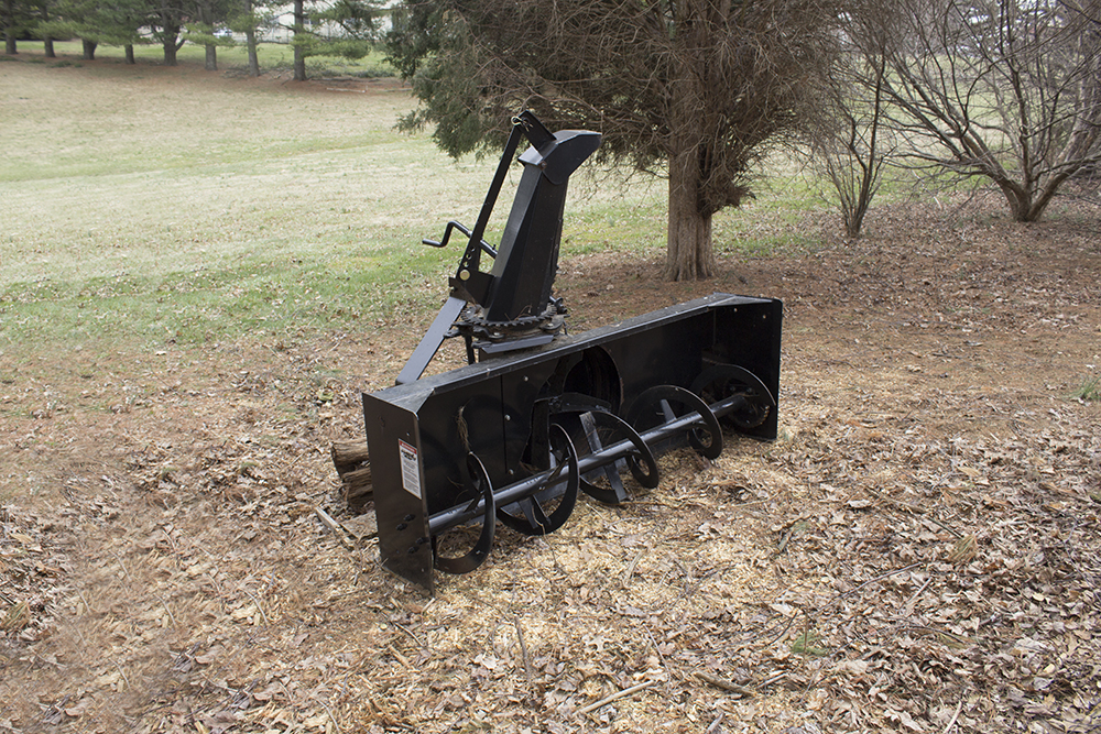 Rear Mounted Snow Blower Attachment