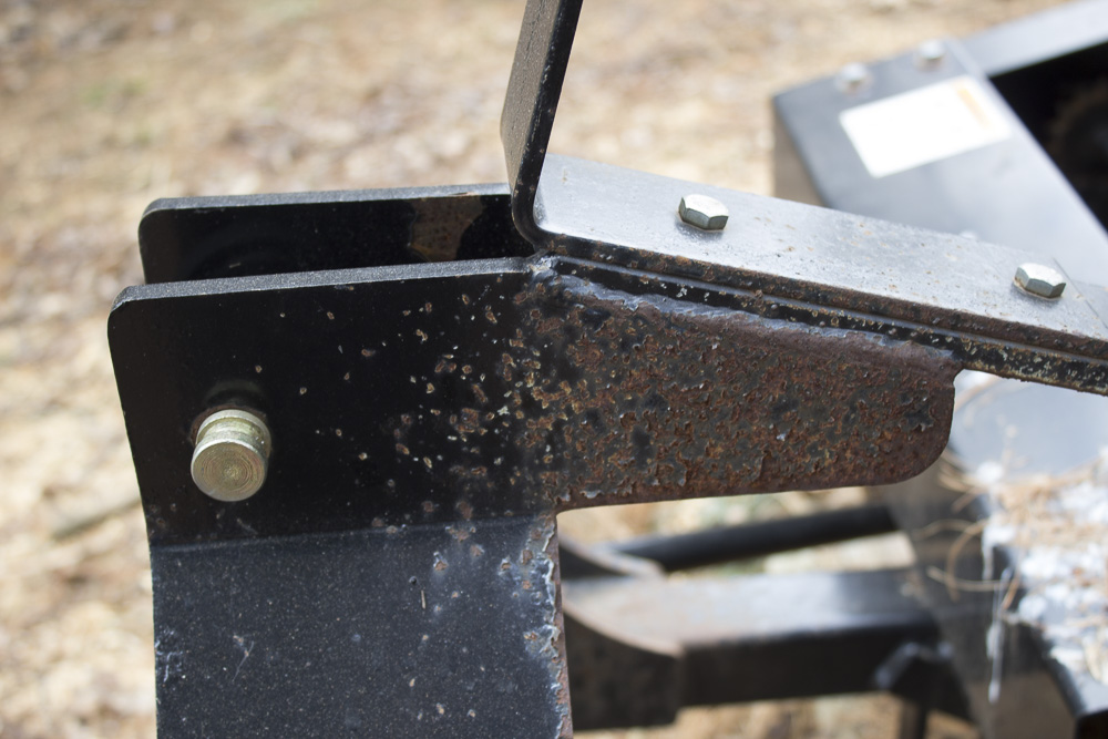 Rear Mounted Snow Blower Attachment