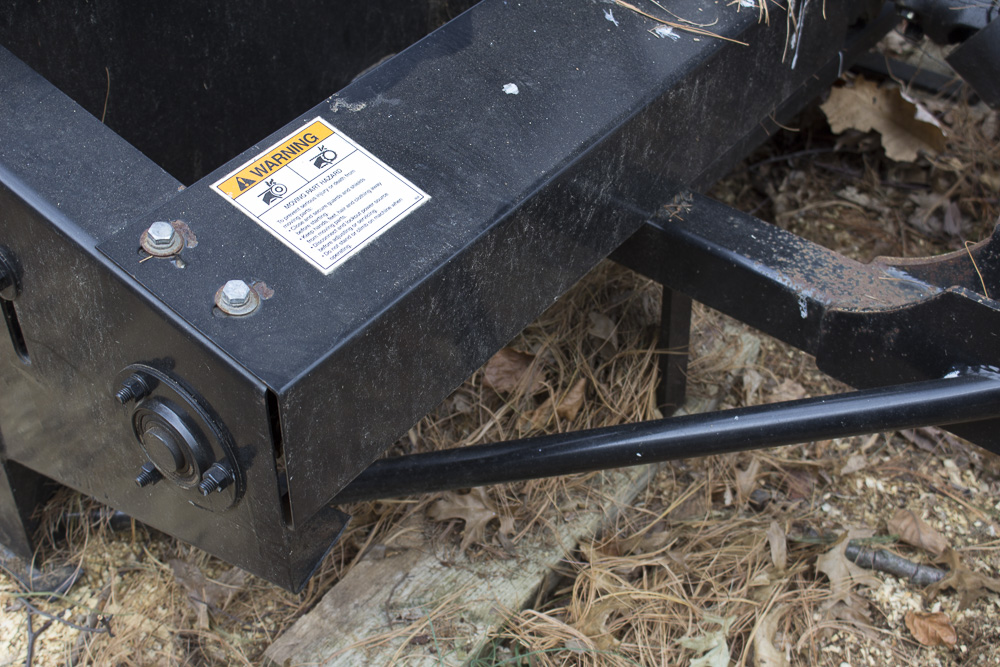 Rear Mounted Snow Blower Attachment