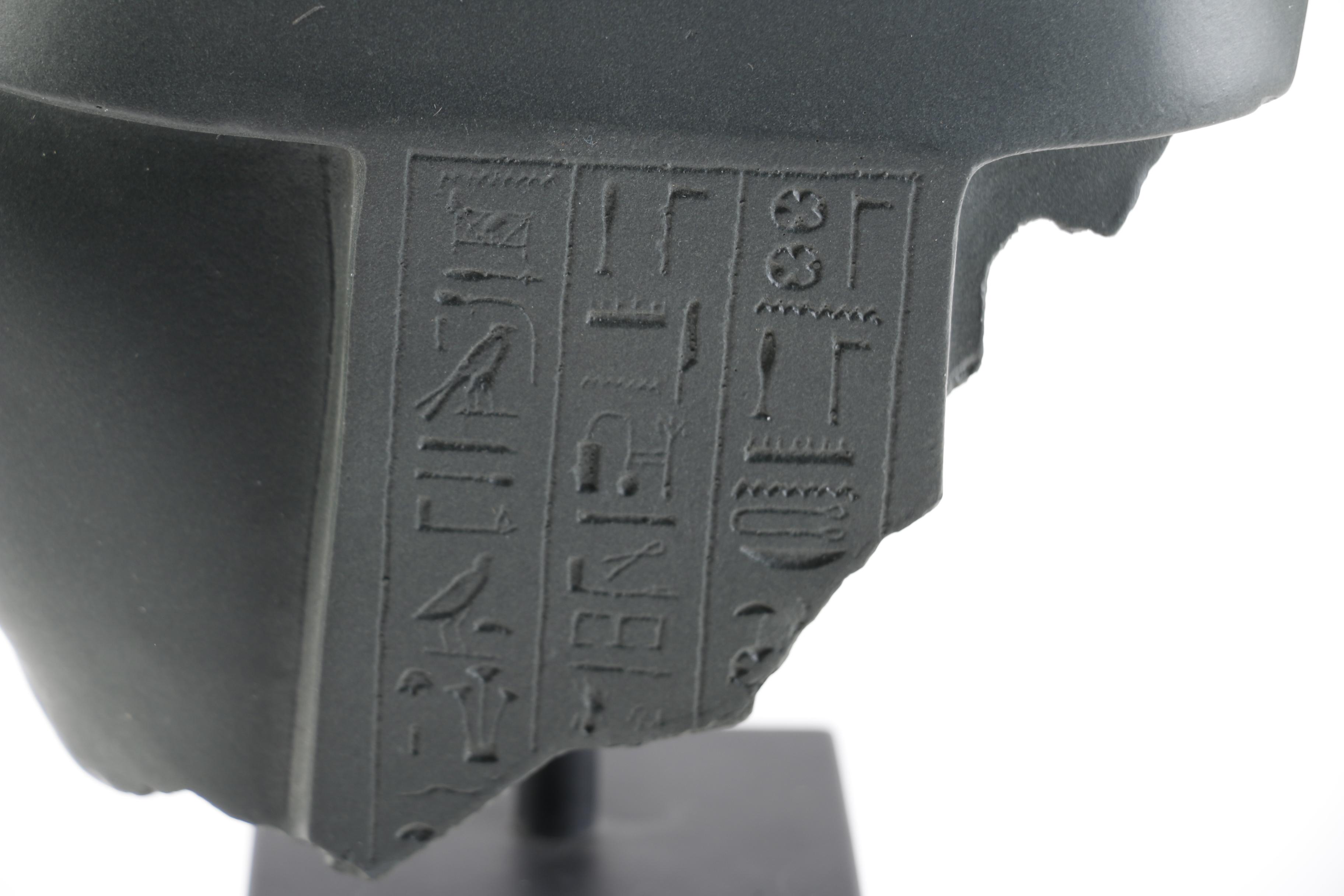 Reproduction Resin Pharaoh Sculpture