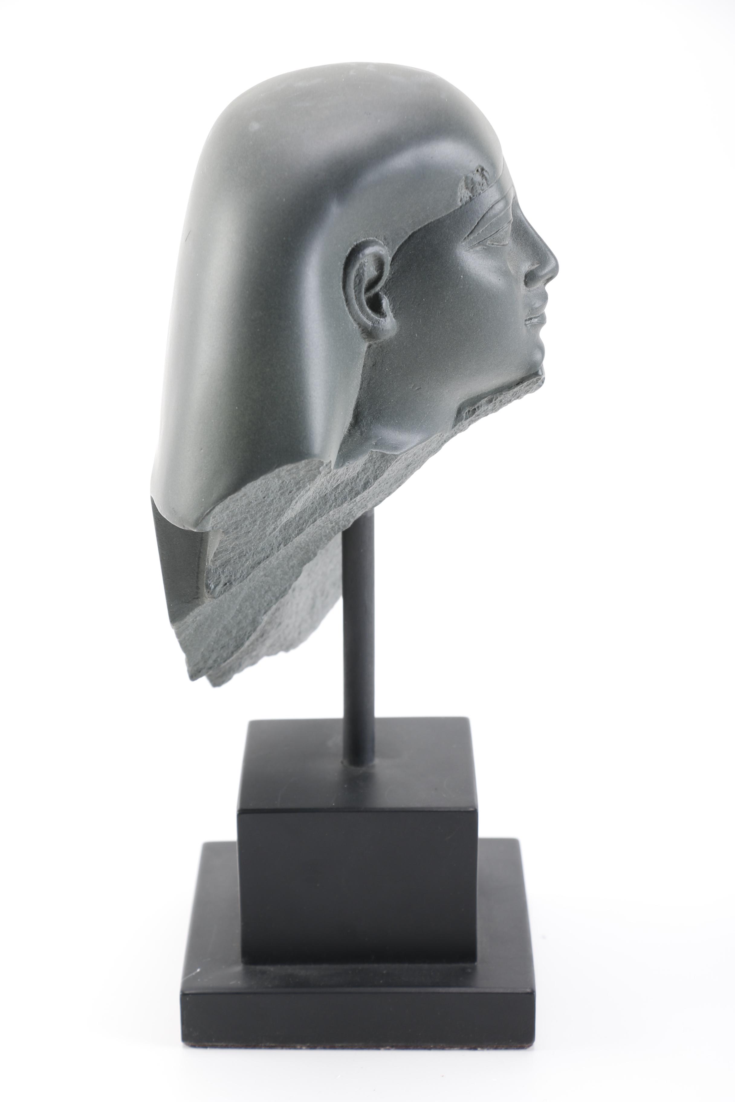 Reproduction Resin Pharaoh Sculpture