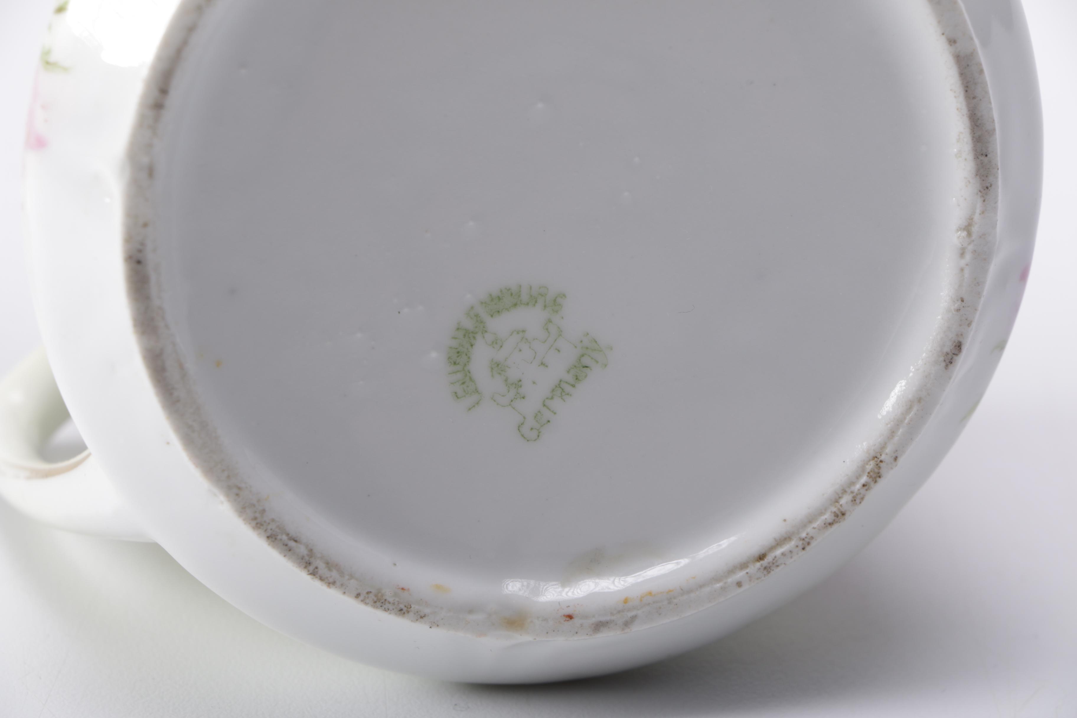 Hand Painted Creamer and Sugar Bowls Including Nippon