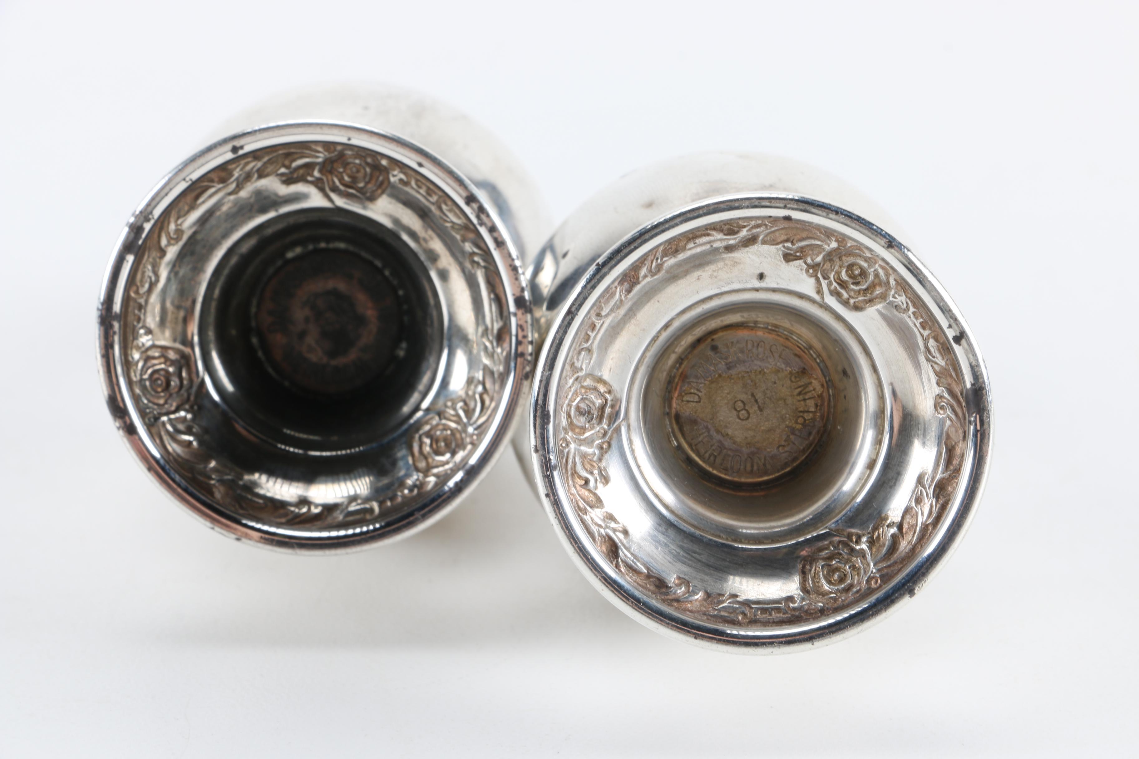 M. Fred Hirsh Co Sterling Salt Cellar and Other Sterling Tableware