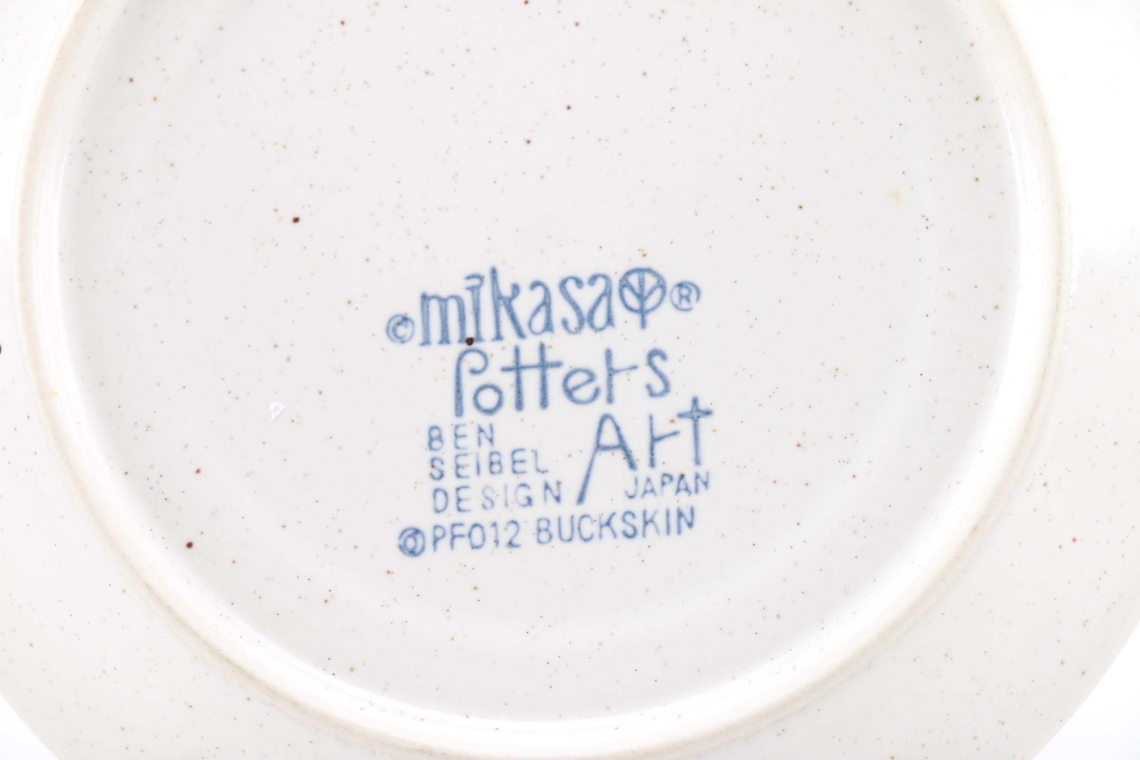 Mikasa "Buckskin" Tea Cups and Saucers