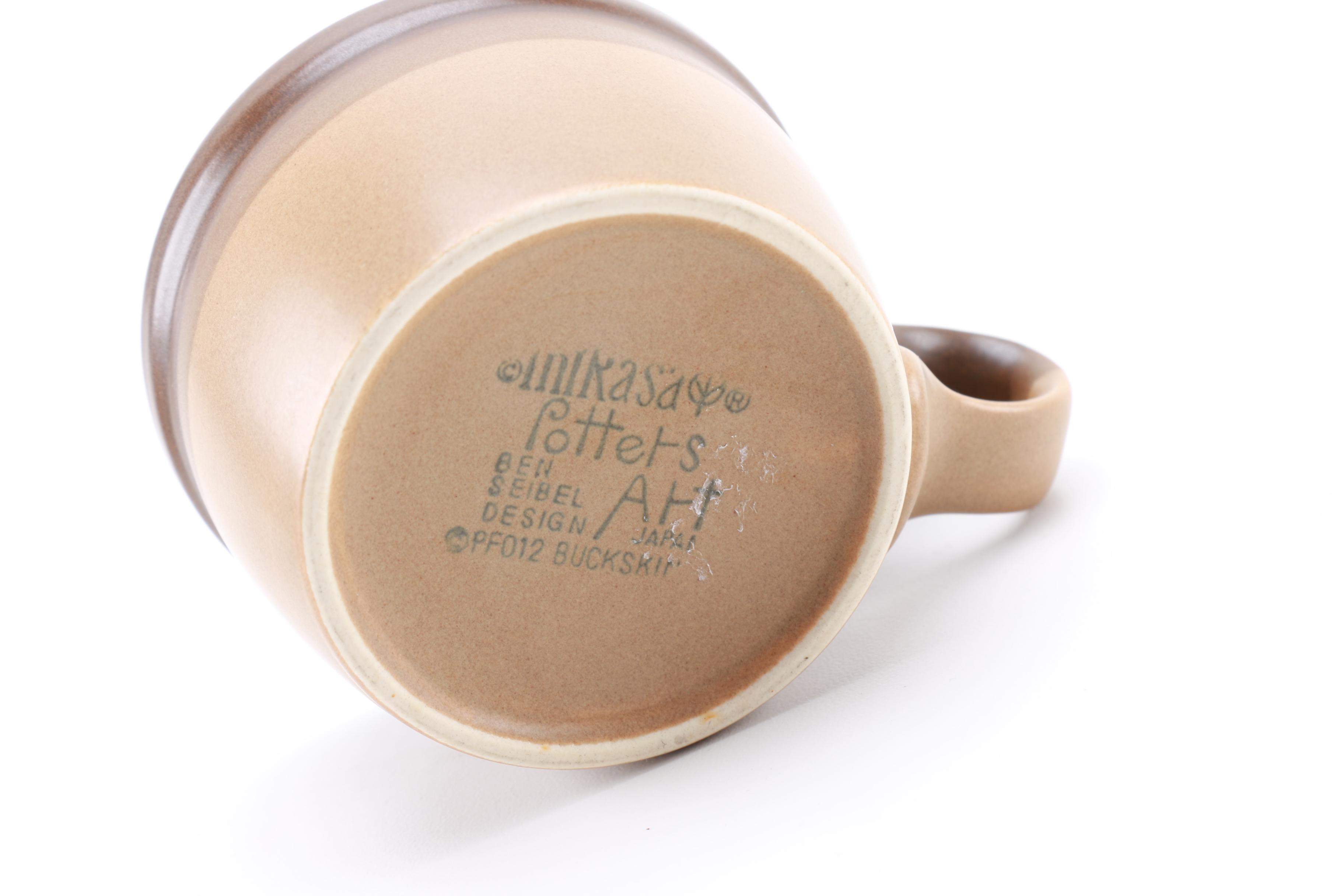 Mikasa "Buckskin" Tea Cups and Saucers