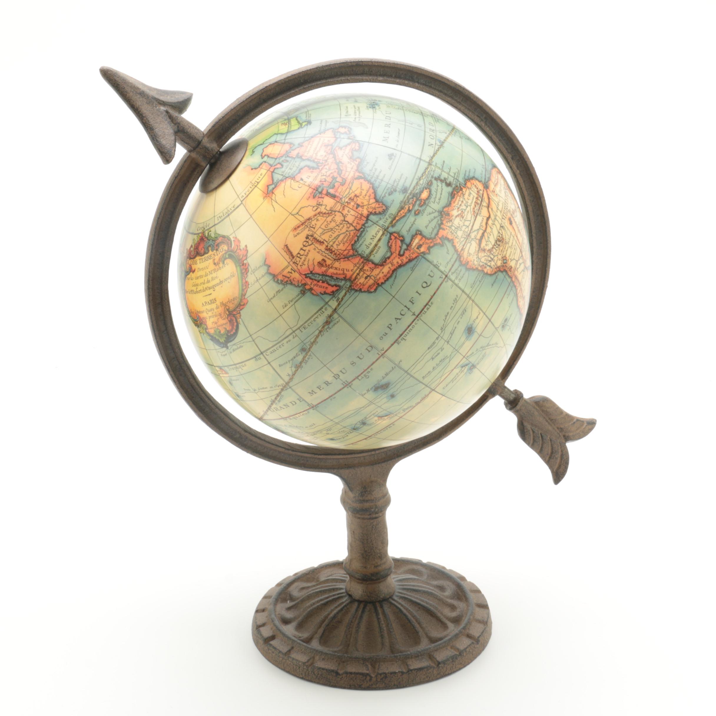 Vintage Style Desk Globe