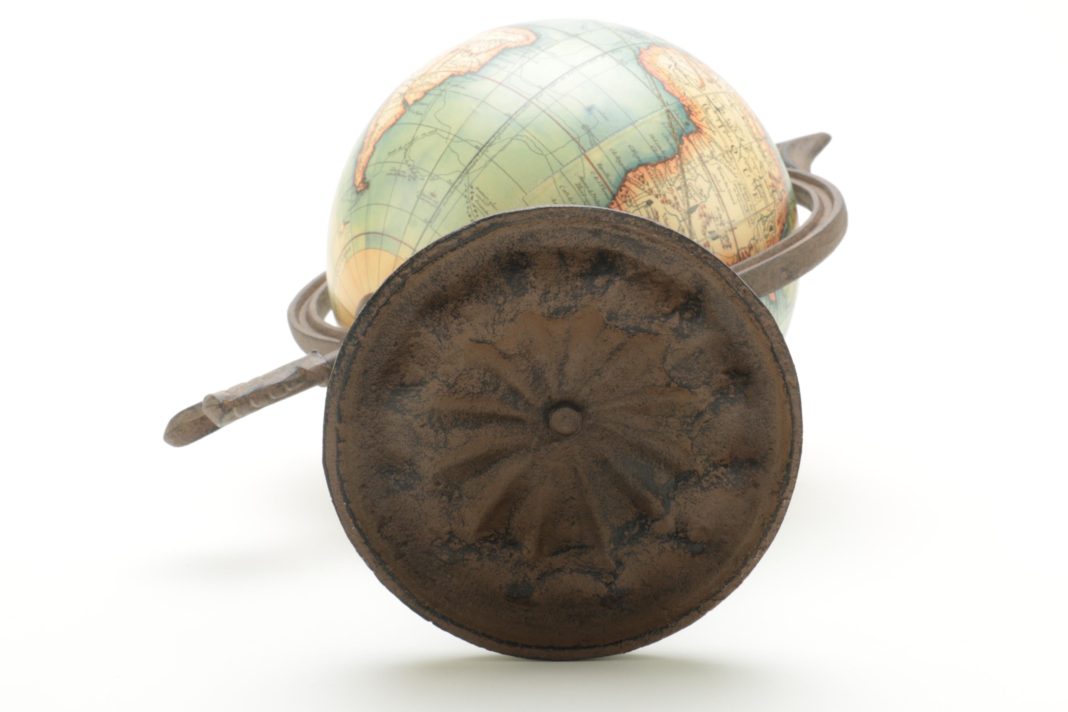 Vintage Style Desk Globe