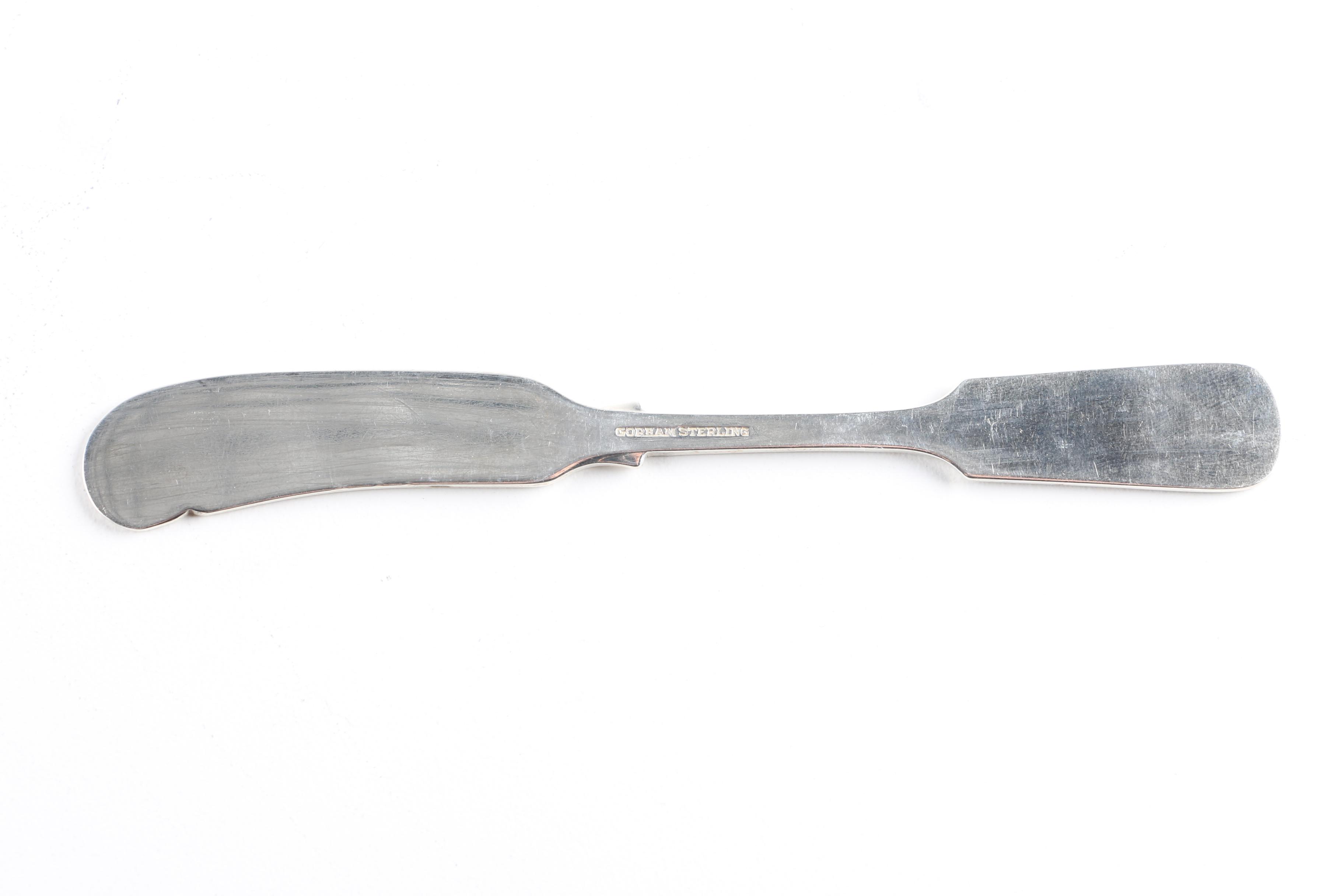 Gorham and International Silver Sterling Silver Butter Knives