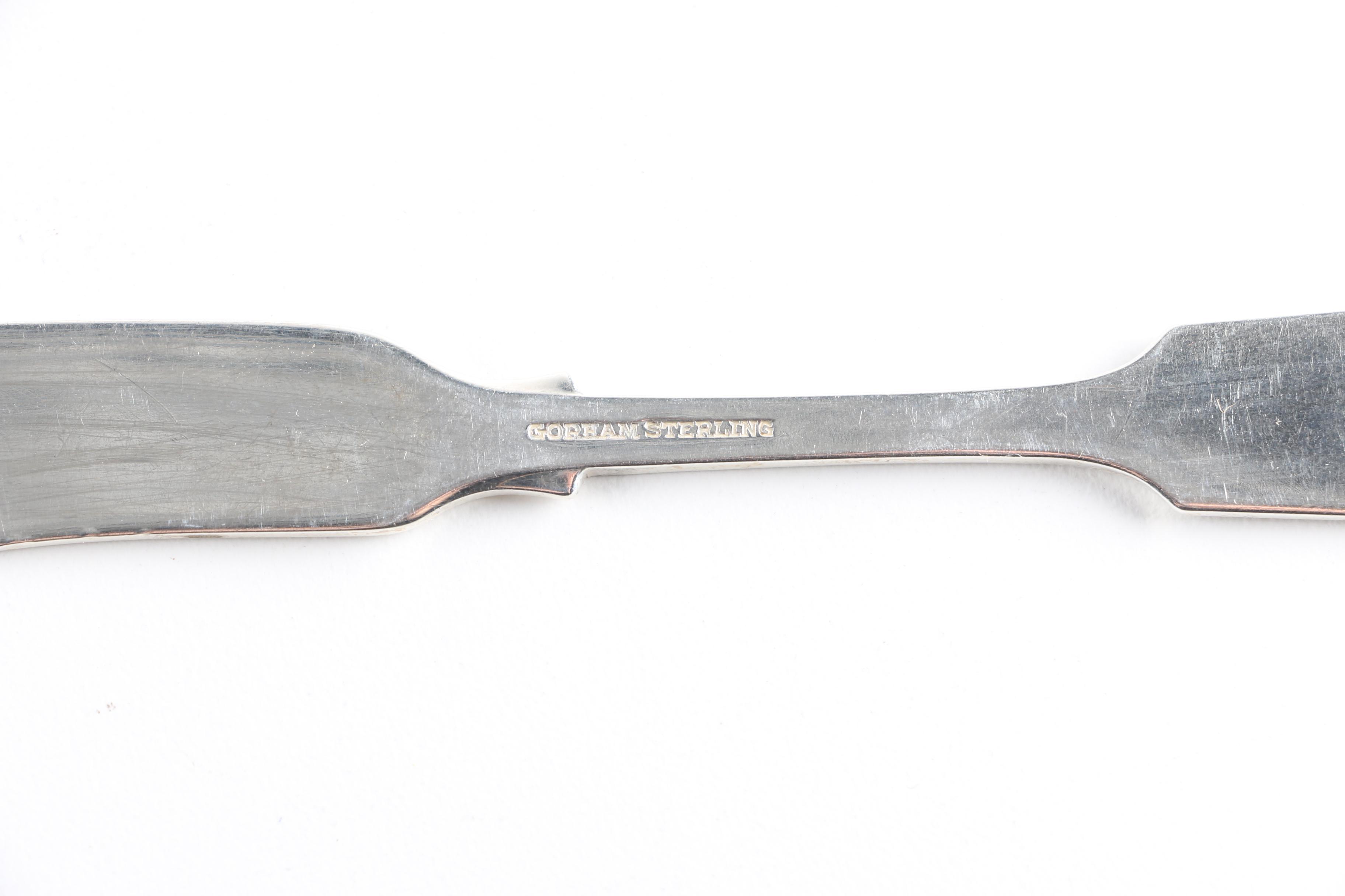 Gorham and International Silver Sterling Silver Butter Knives