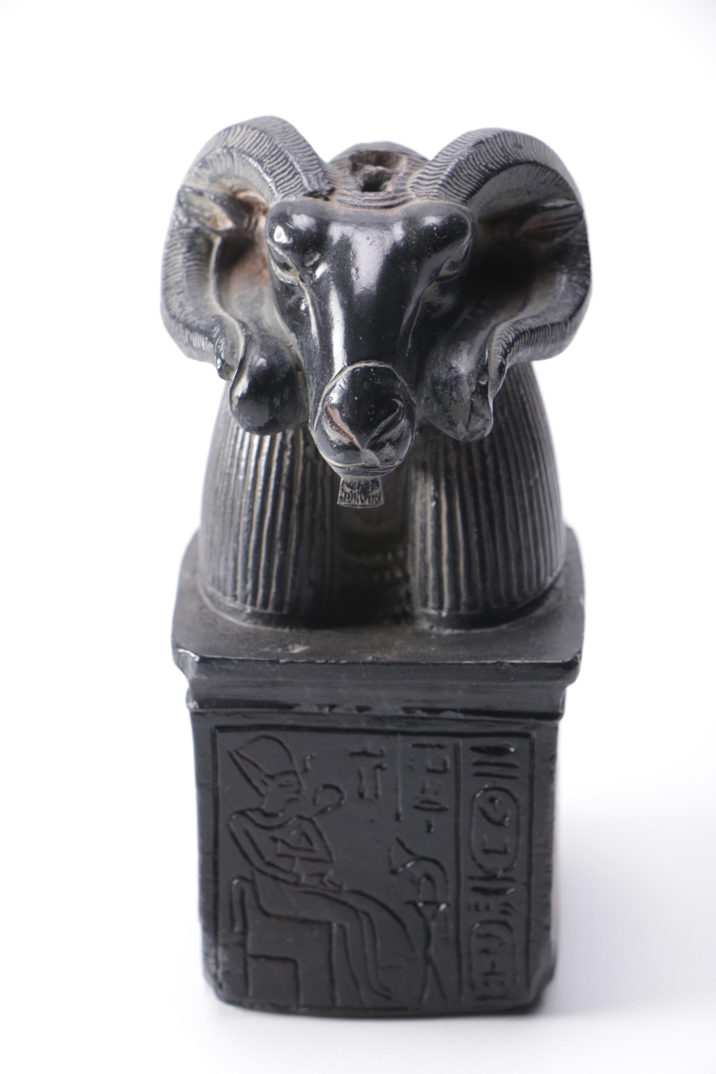 Replica Metropolitan Museum of Art Egyptian Rams Head