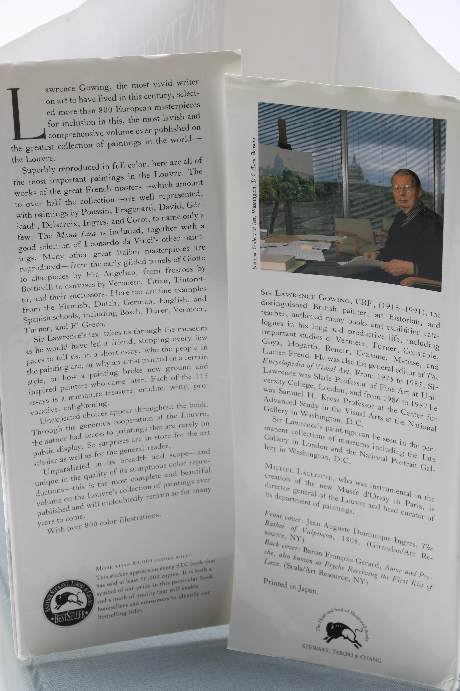 Pair of Art Books Titled "Musee D'orsay" and "Paintings of the Louvre"