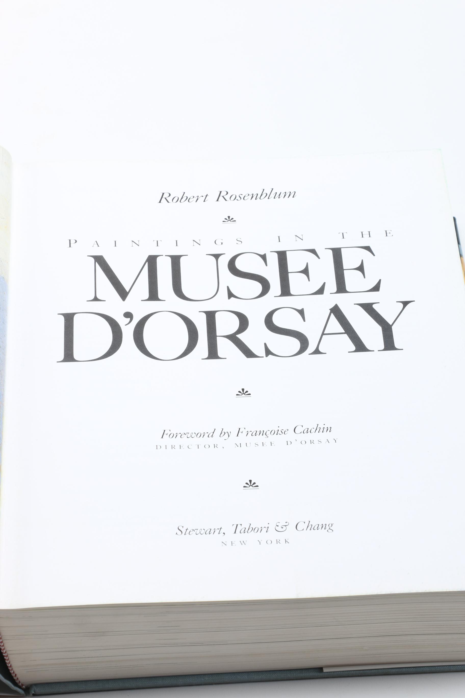Pair of Art Books Titled "Musee D'orsay" and "Paintings of the Louvre"