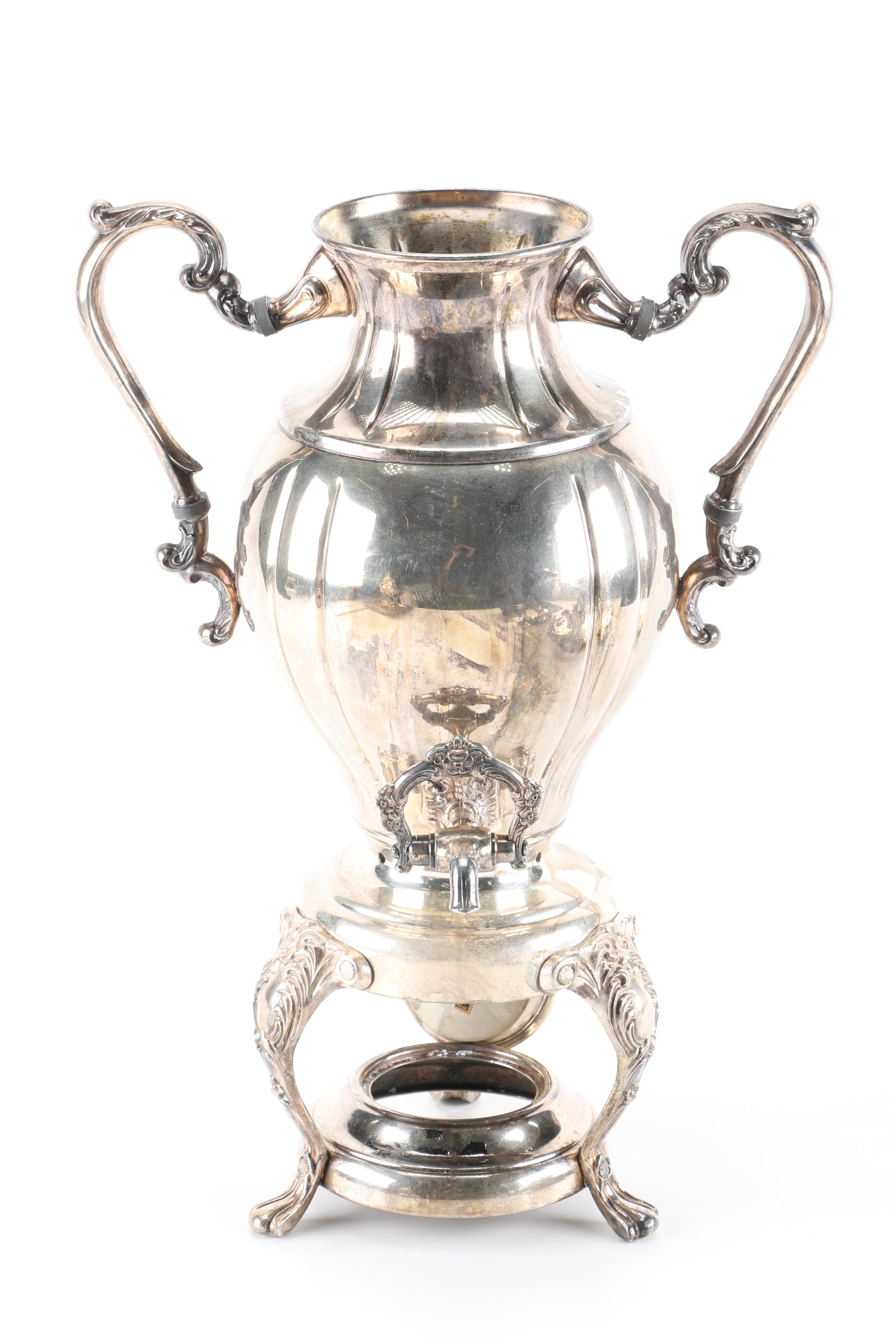 W. S. Blackinton Tray and Assorted Silver Plate Servingware