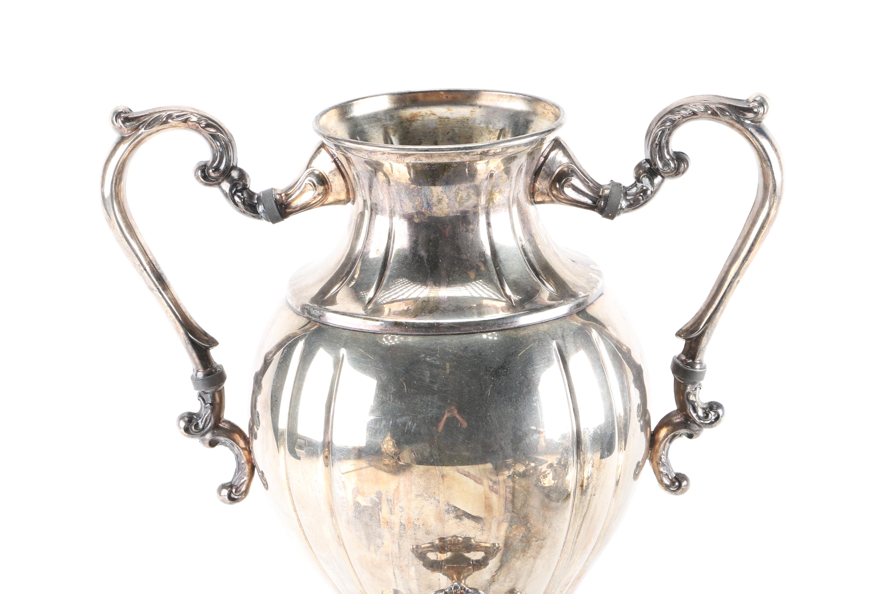 W. S. Blackinton Tray and Assorted Silver Plate Servingware