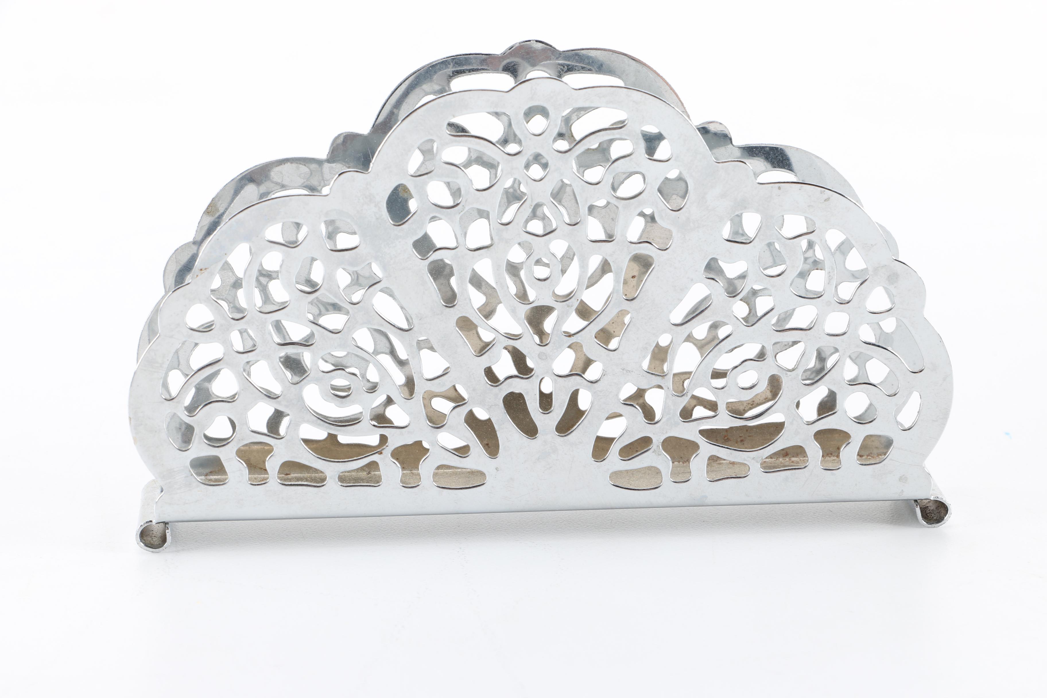 W. S. Blackinton Tray and Assorted Silver Plate Servingware