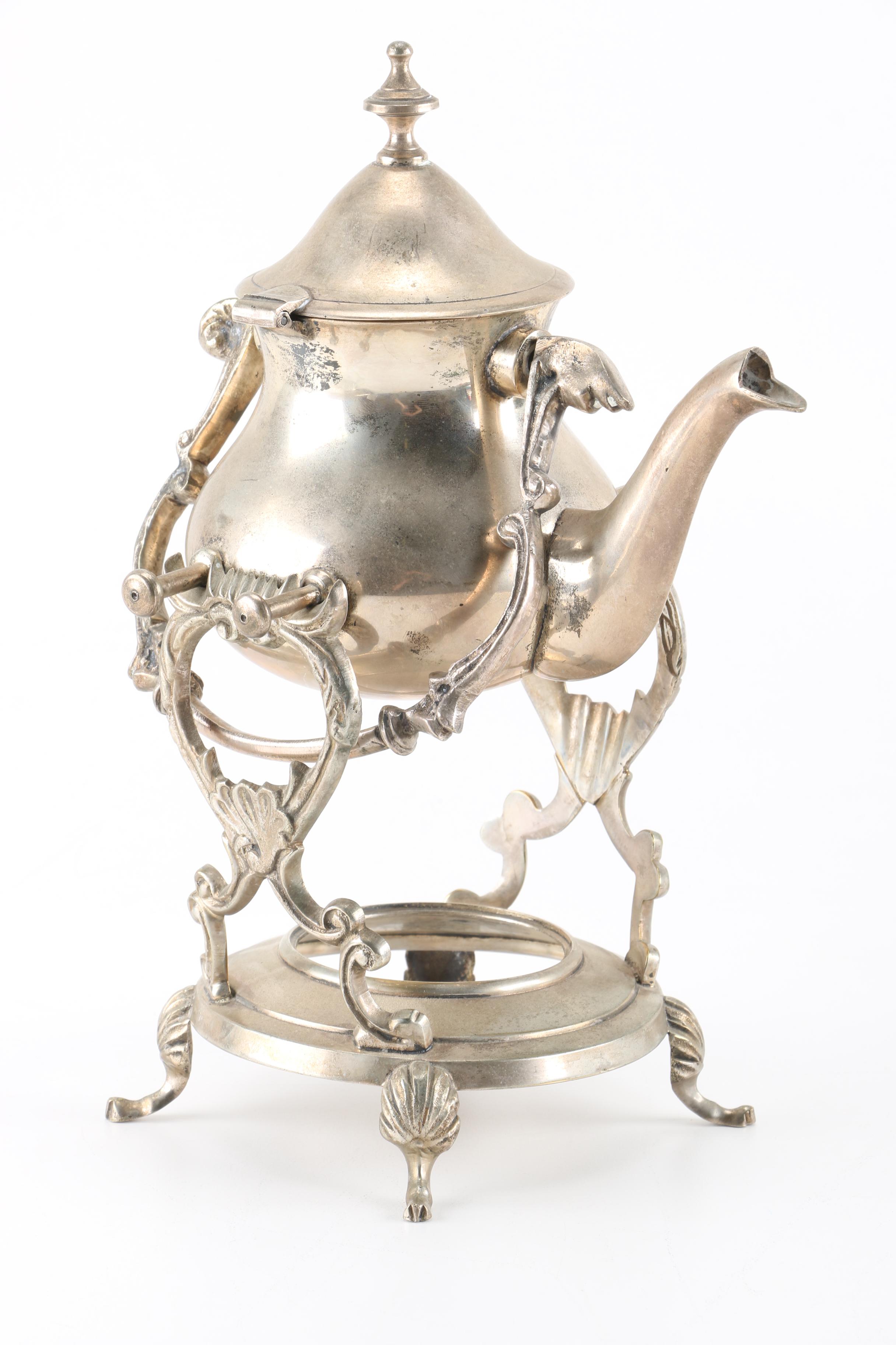 W. S. Blackinton Tray and Assorted Silver Plate Servingware