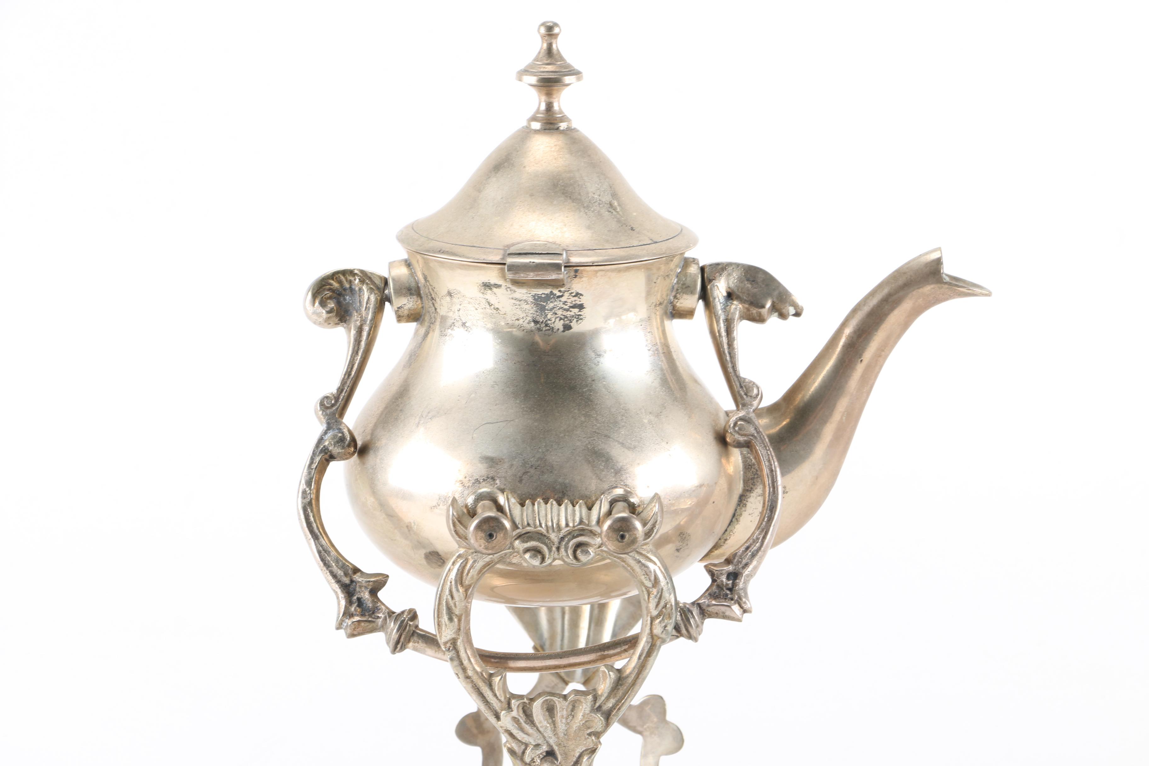 W. S. Blackinton Tray and Assorted Silver Plate Servingware