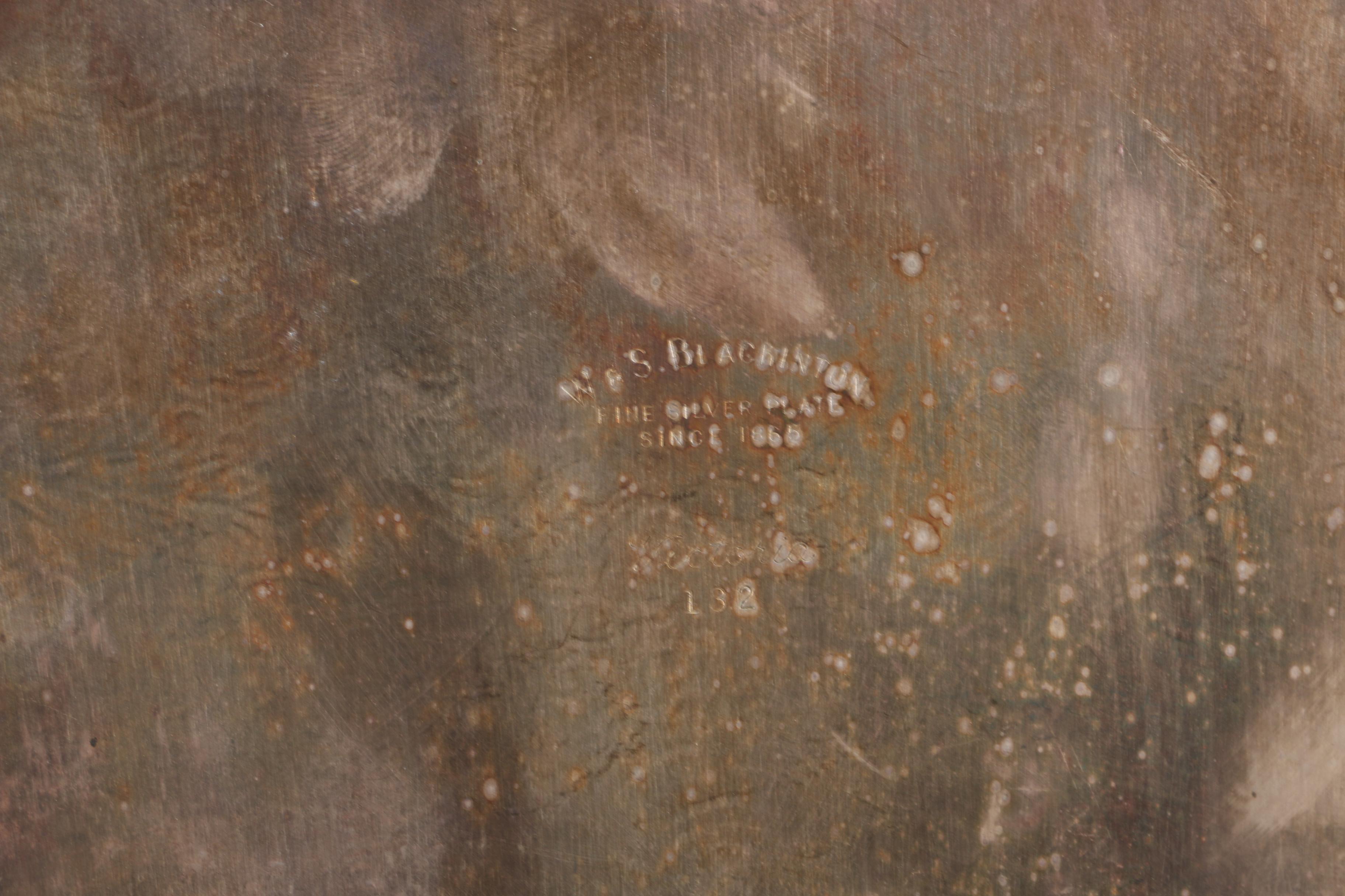 W. S. Blackinton Tray and Assorted Silver Plate Servingware