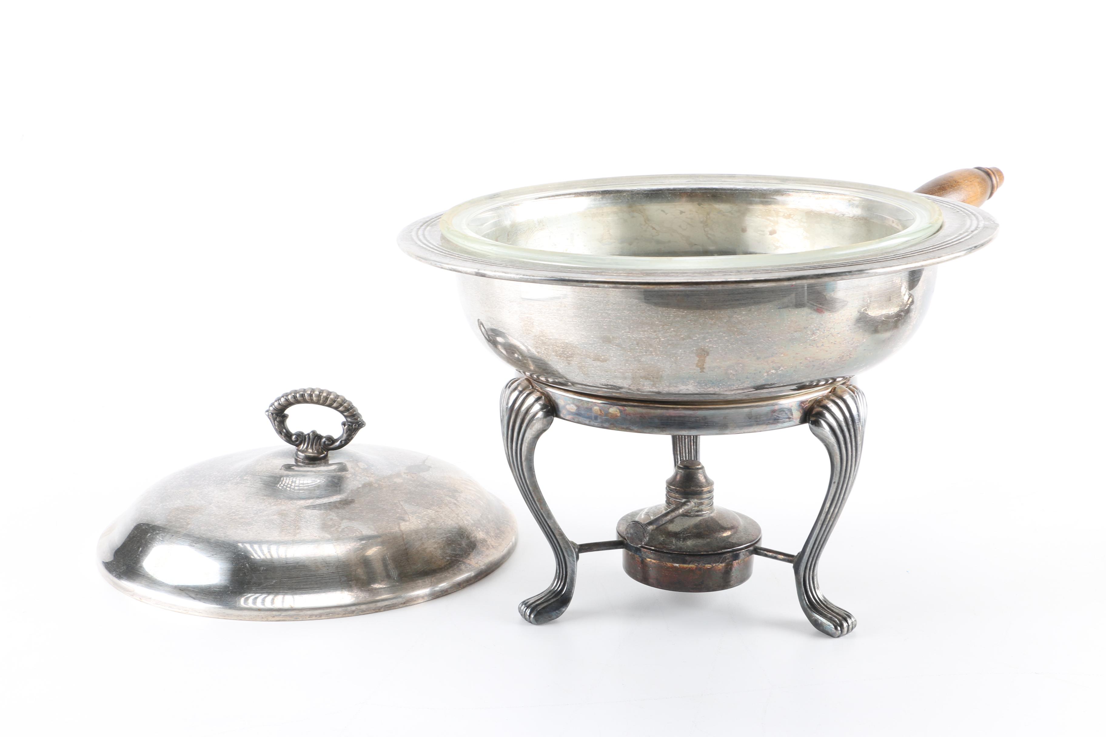 W. S. Blackinton Tray and Assorted Silver Plate Servingware