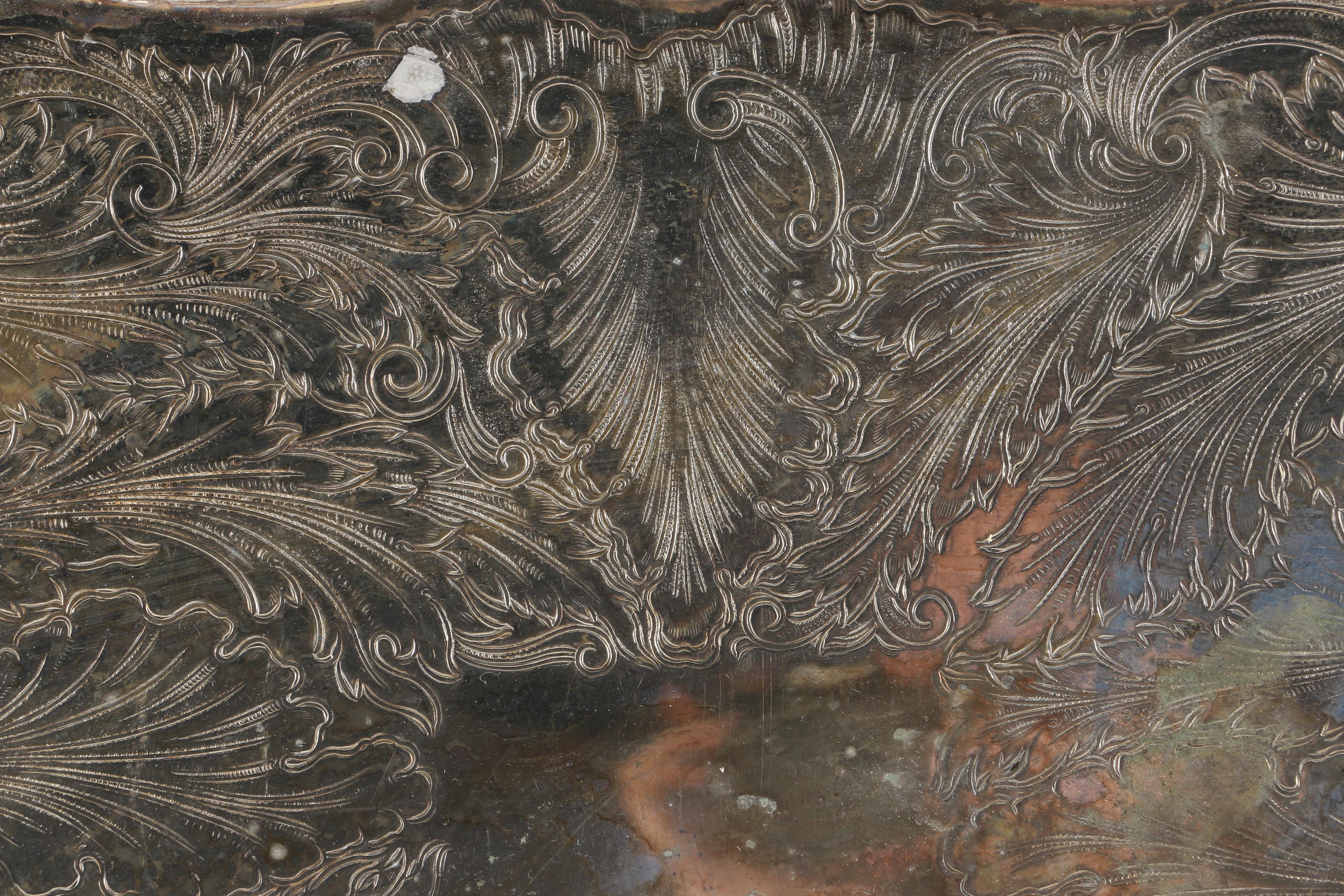 W. S. Blackinton Tray and Assorted Silver Plate Servingware