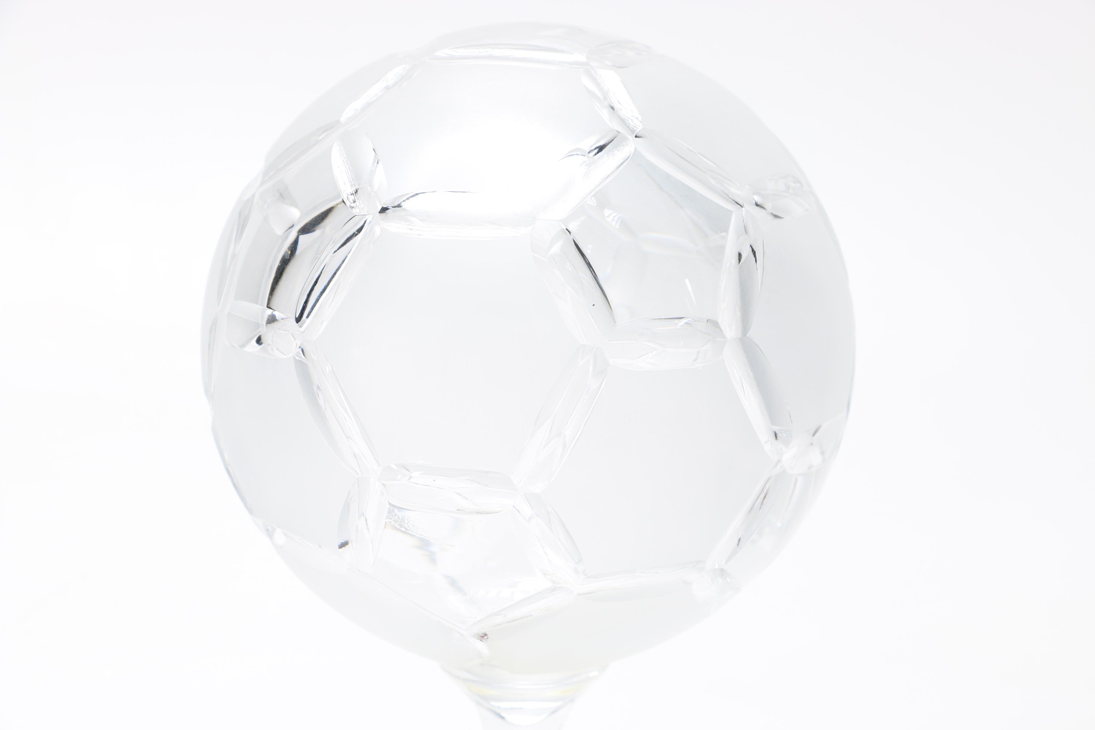 Schonborner Bleikristall Crystal Soccer Ball