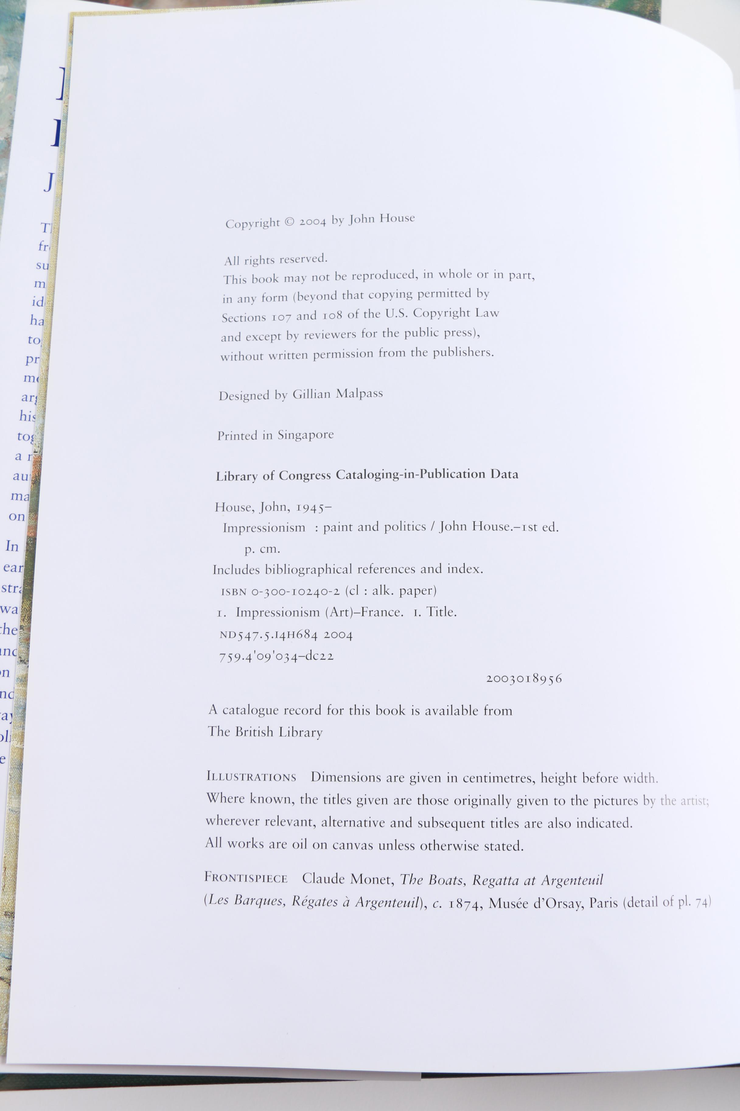 Assortment of Books on Impressionism