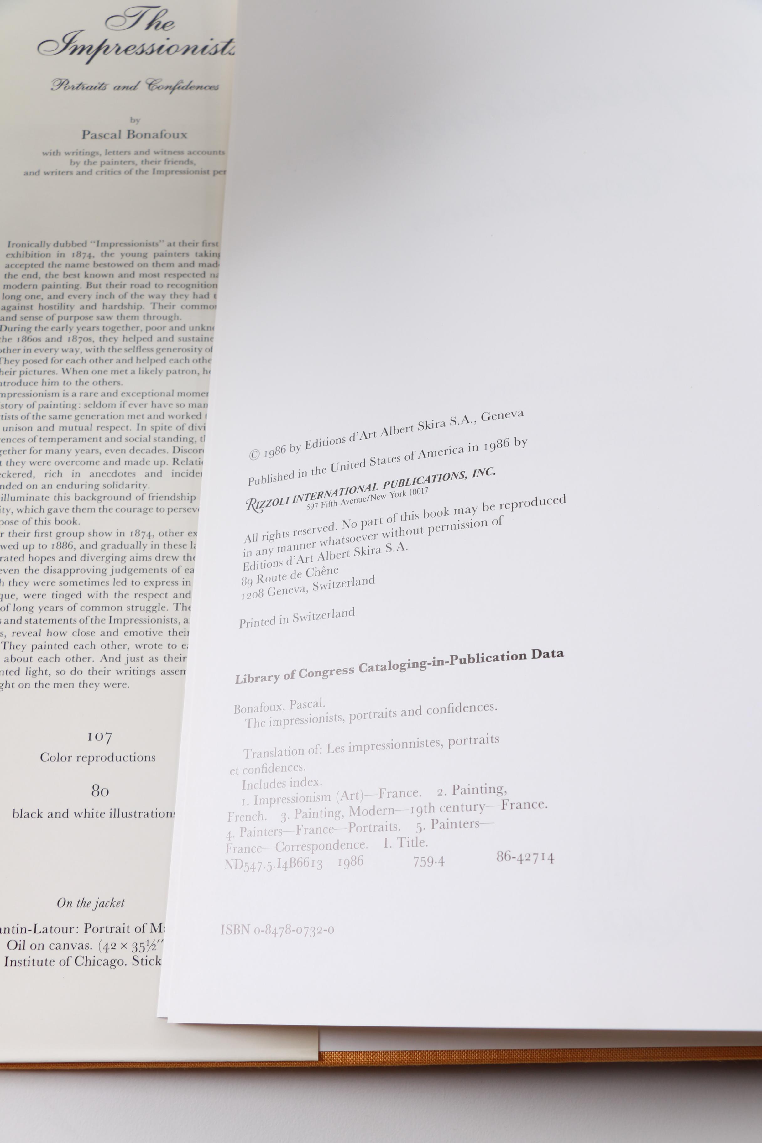 Assortment of Books on Impressionism