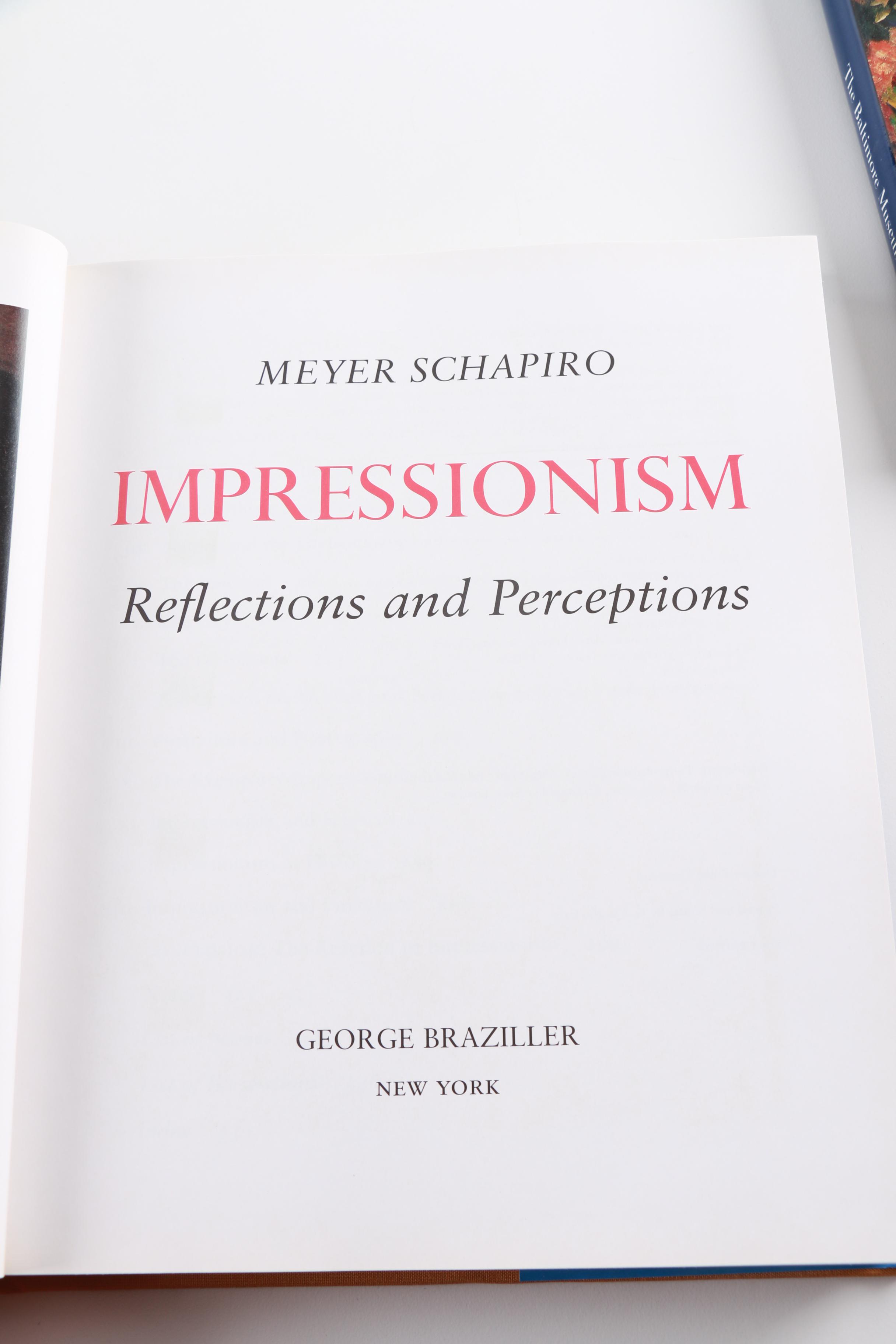 Assortment of Books on Impressionism