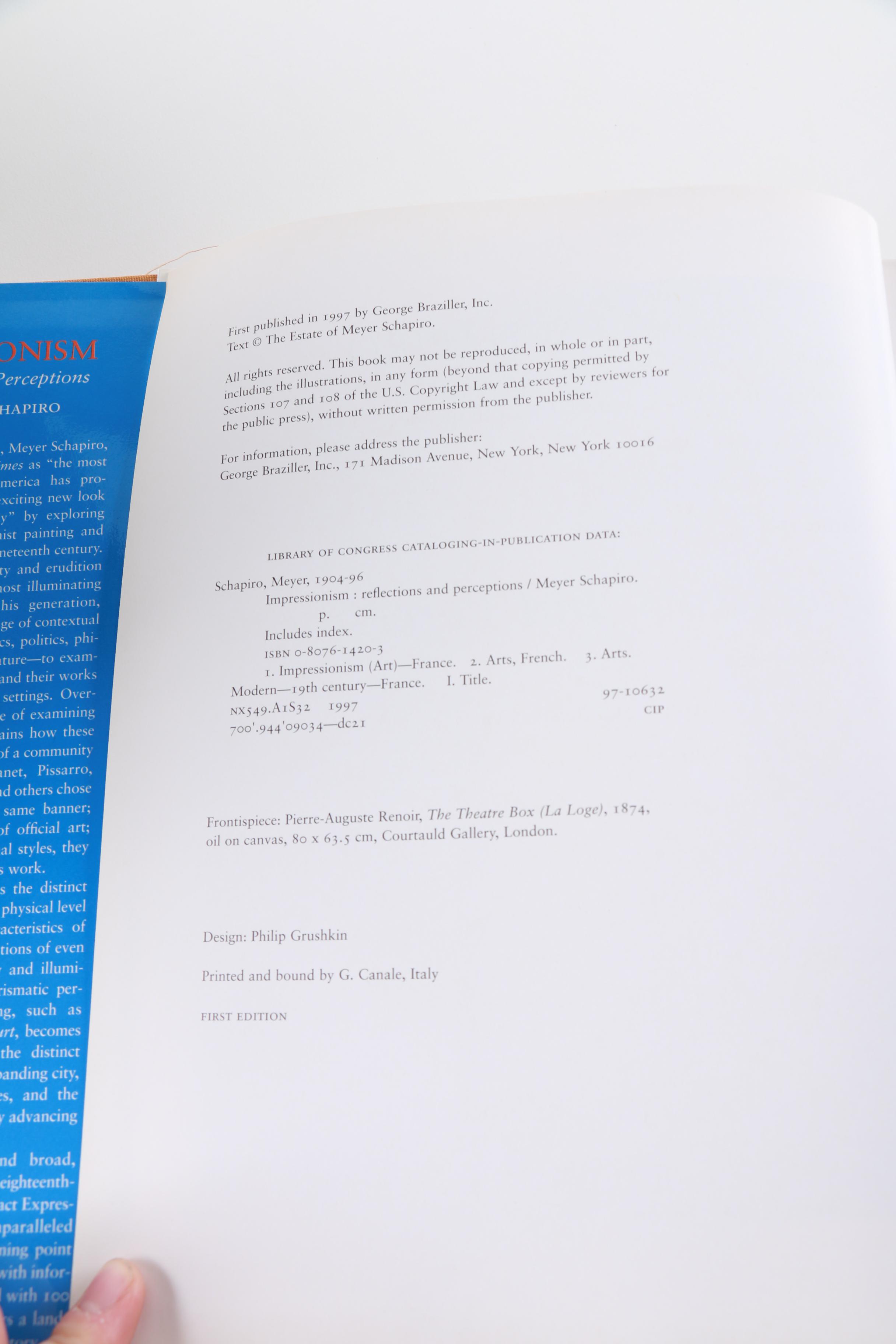 Assortment of Books on Impressionism