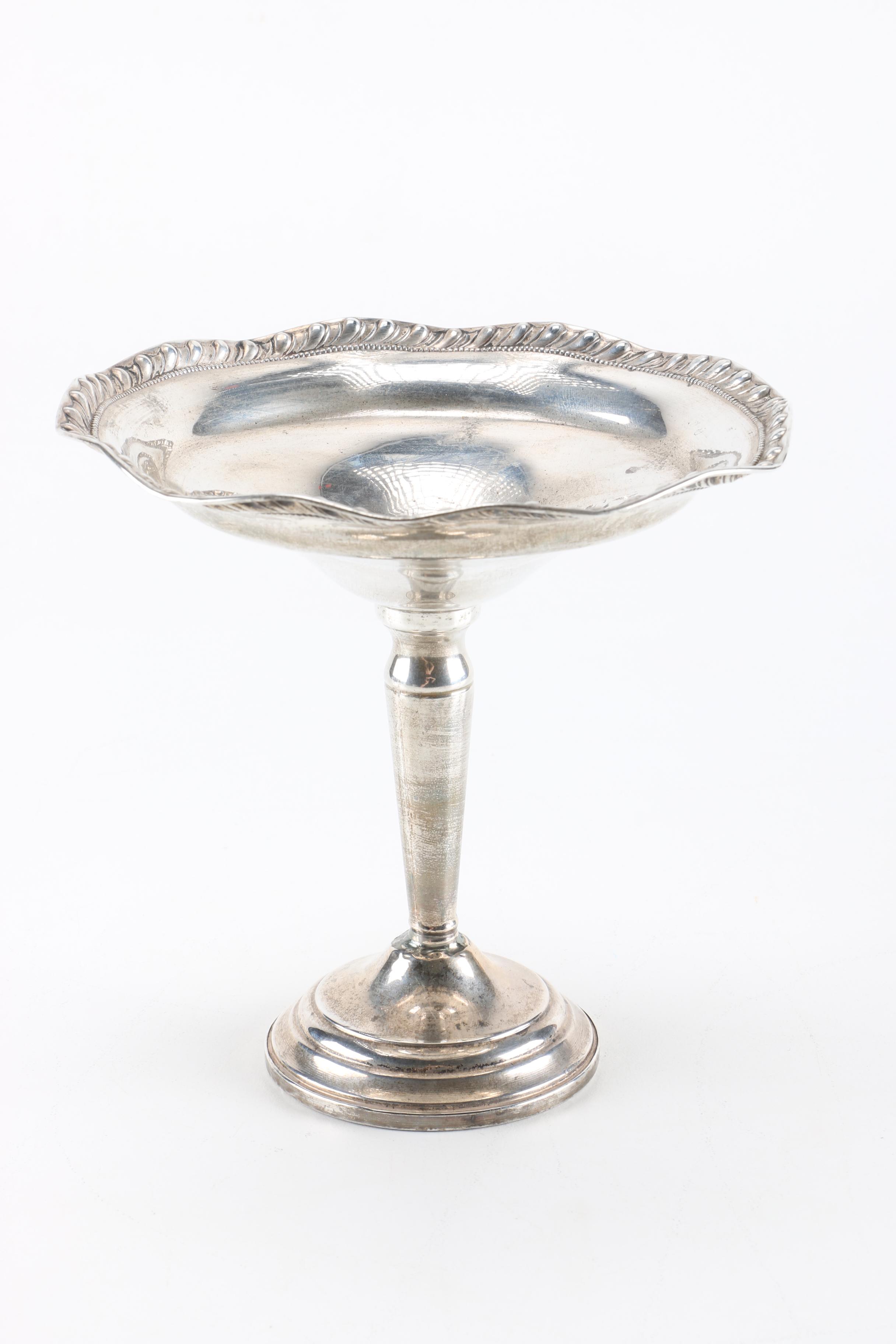 Alvin Silver Company Compote and Other Weighted Sterling