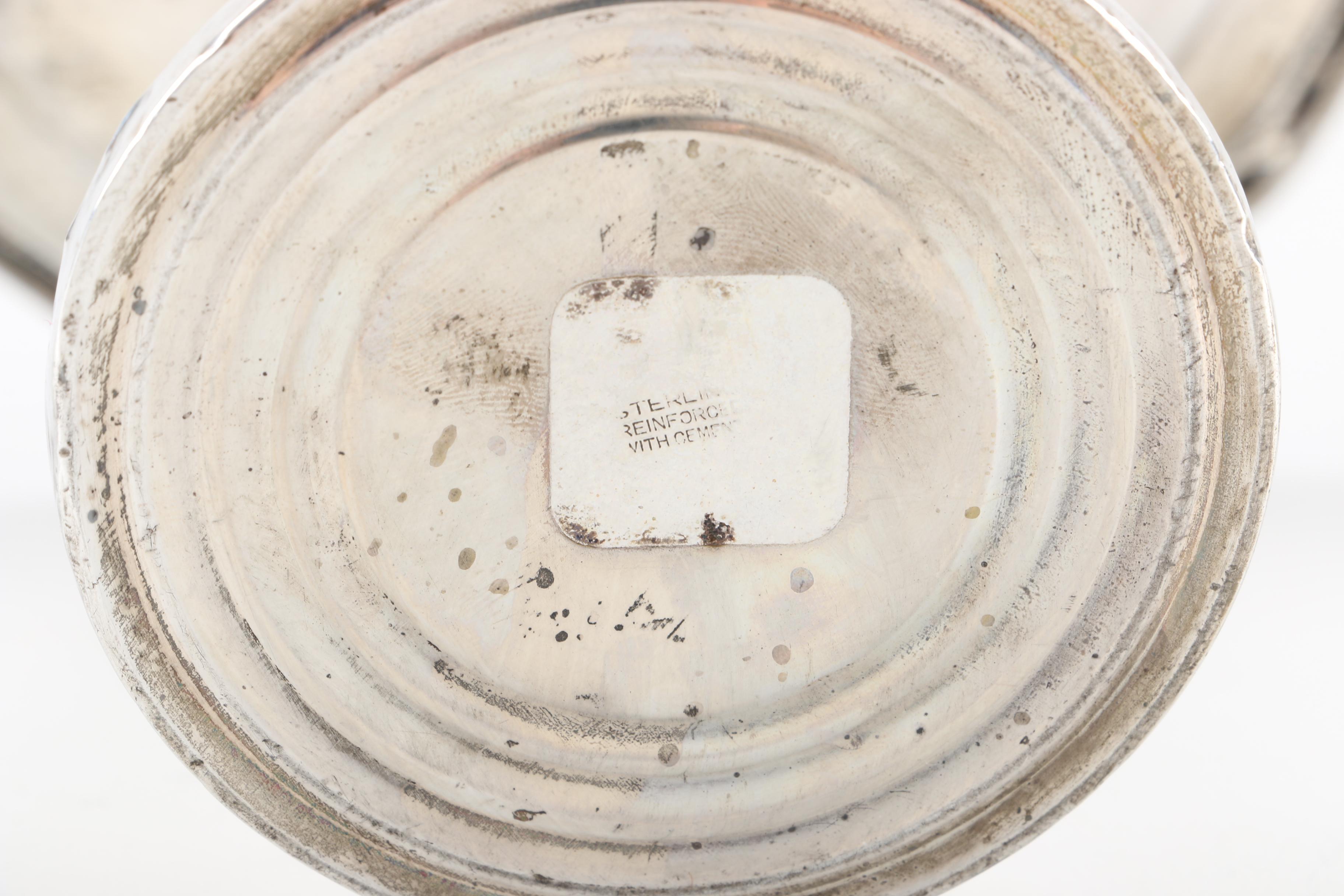 Alvin Silver Company Compote and Other Weighted Sterling