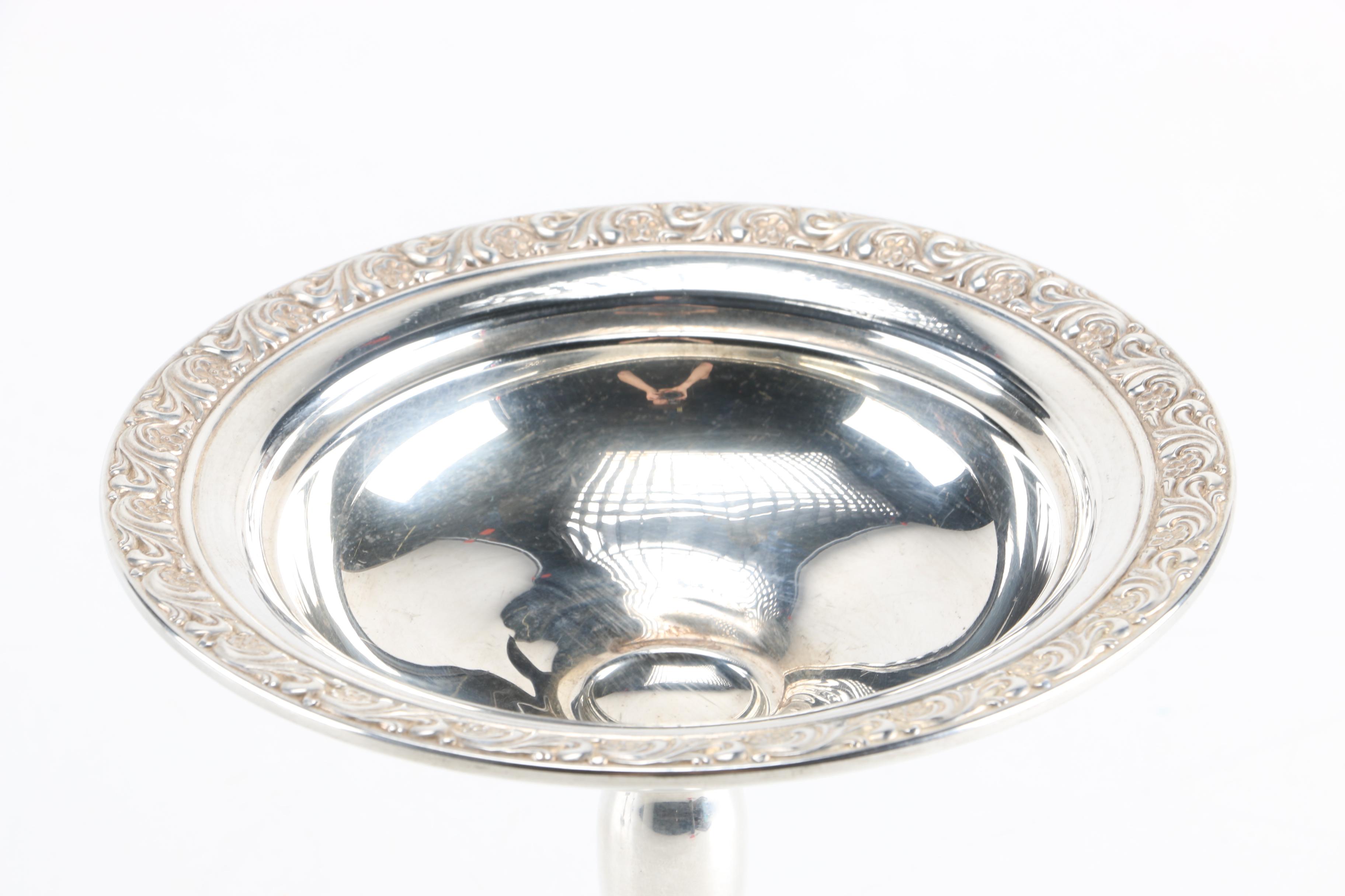 Alvin Silver Company Compote and Other Weighted Sterling