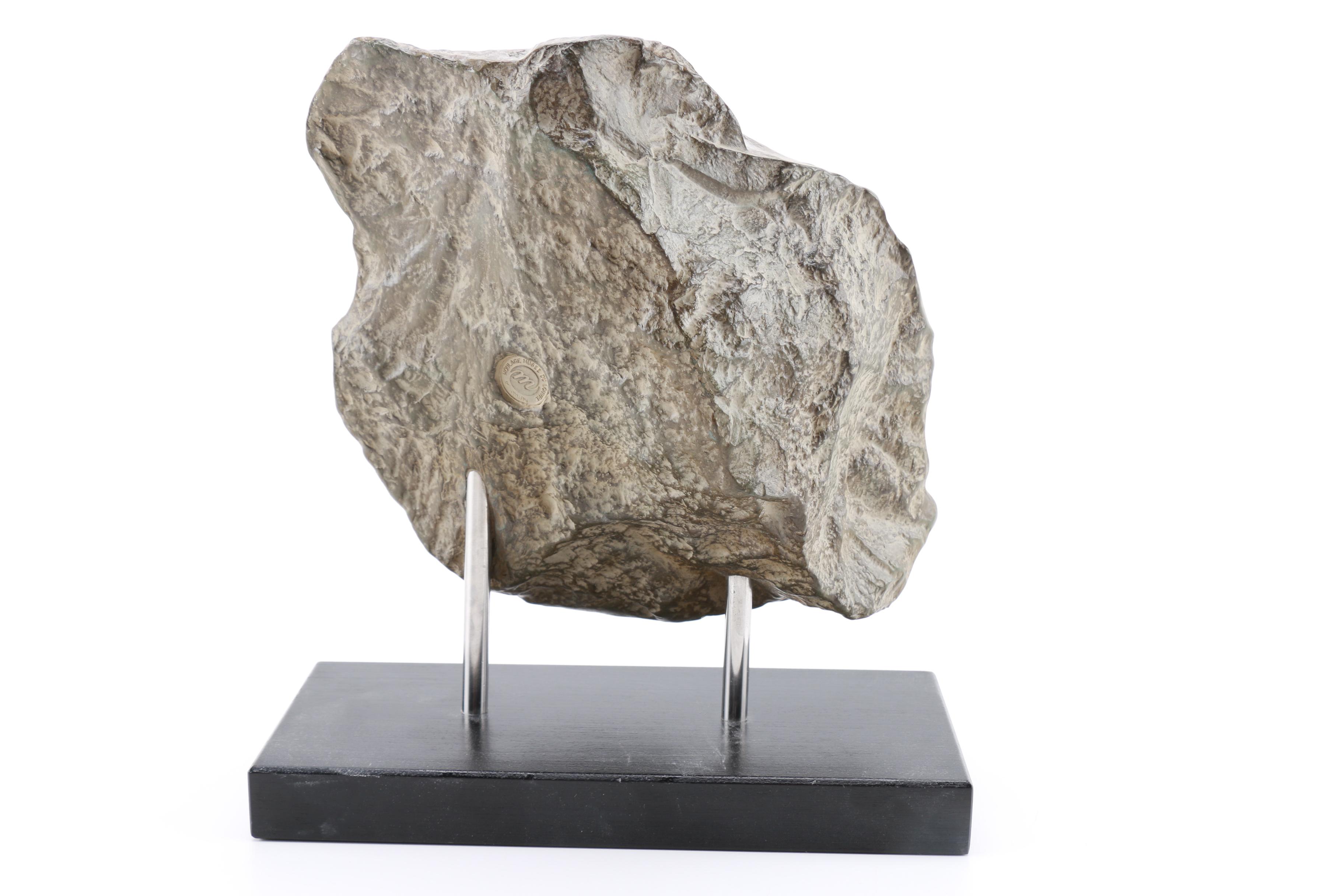 Brass and Steel Middle Eastern Pictograph Sculpture