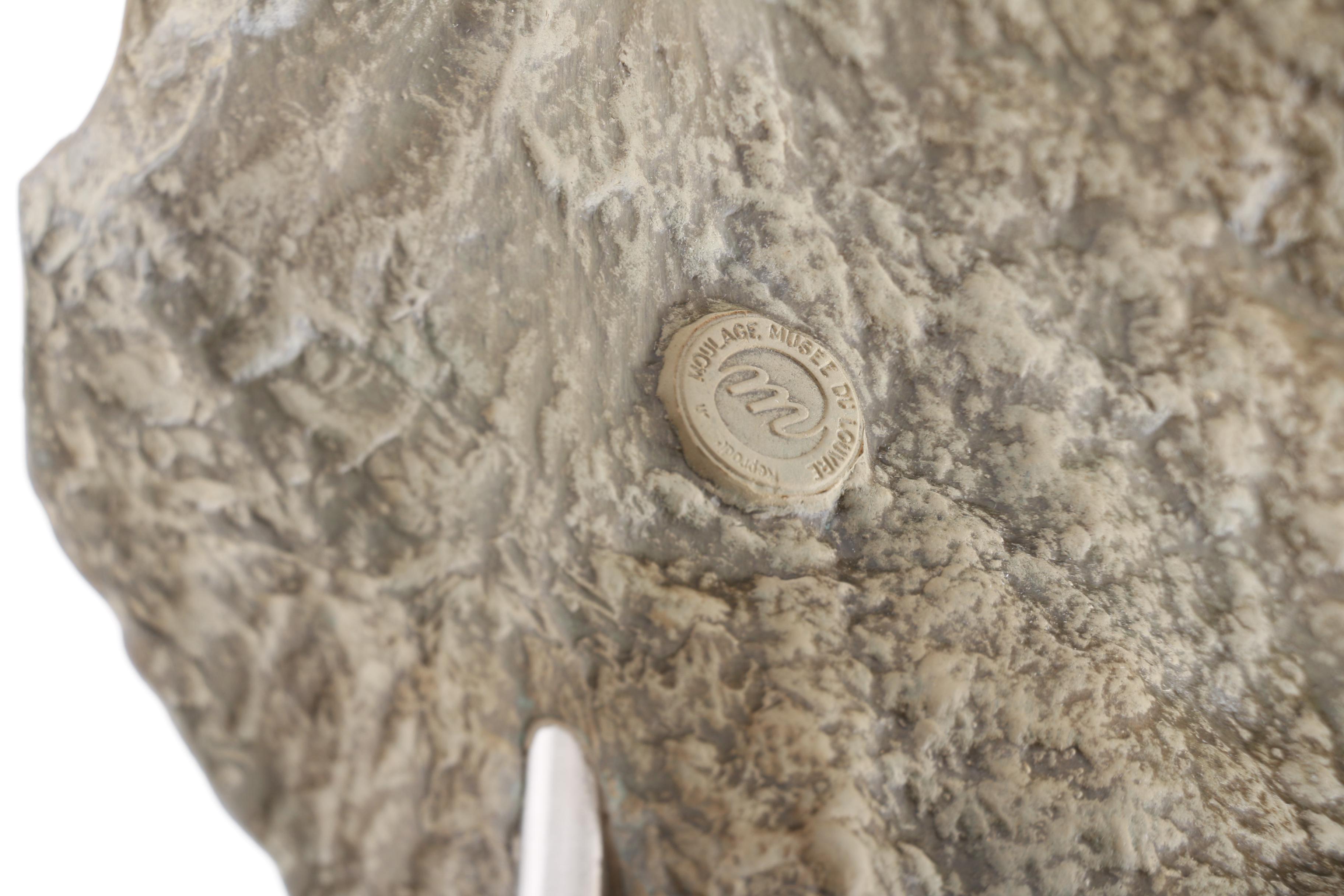 Brass and Steel Middle Eastern Pictograph Sculpture