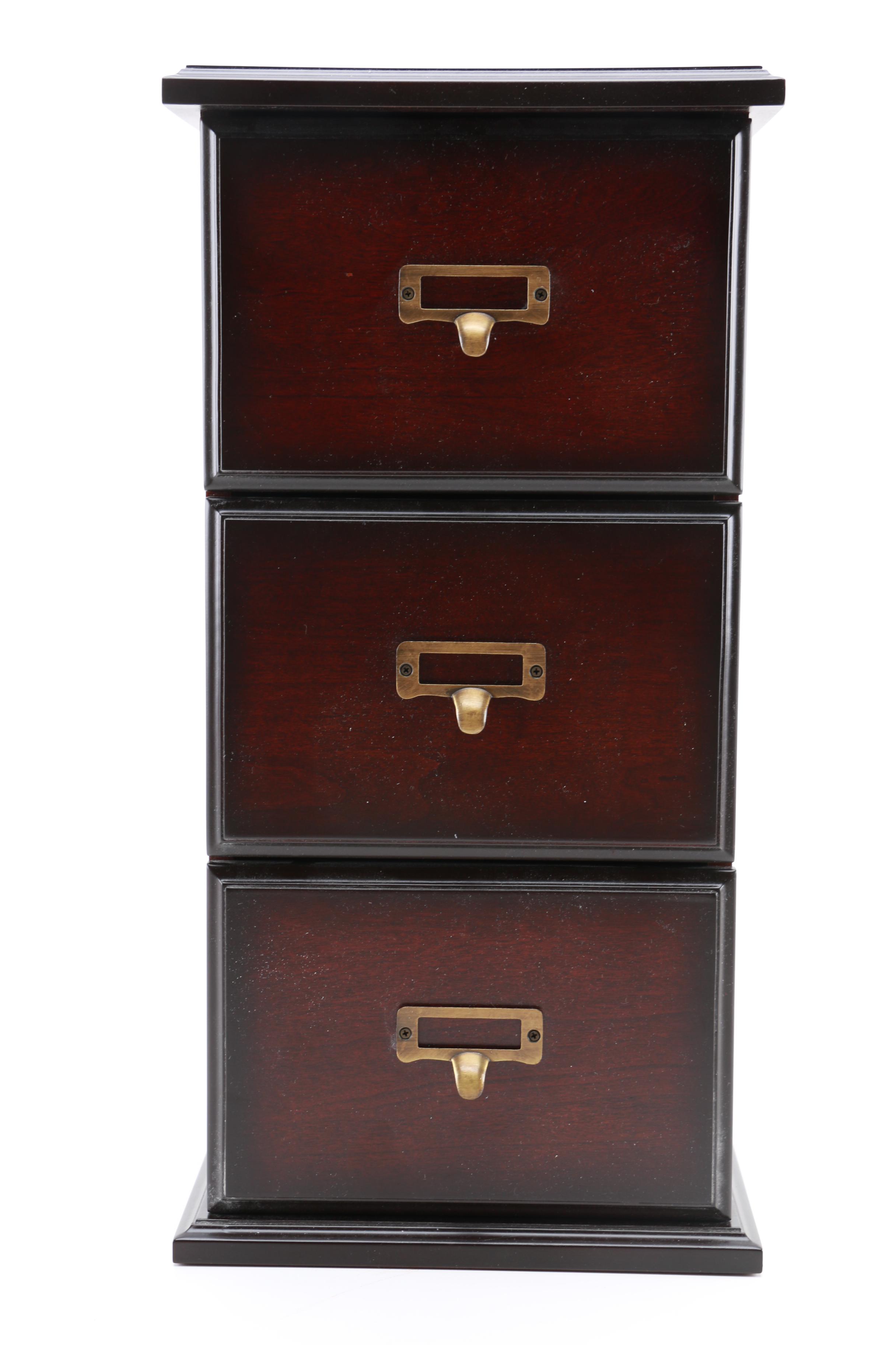 Bombay Wooden Card Organizer