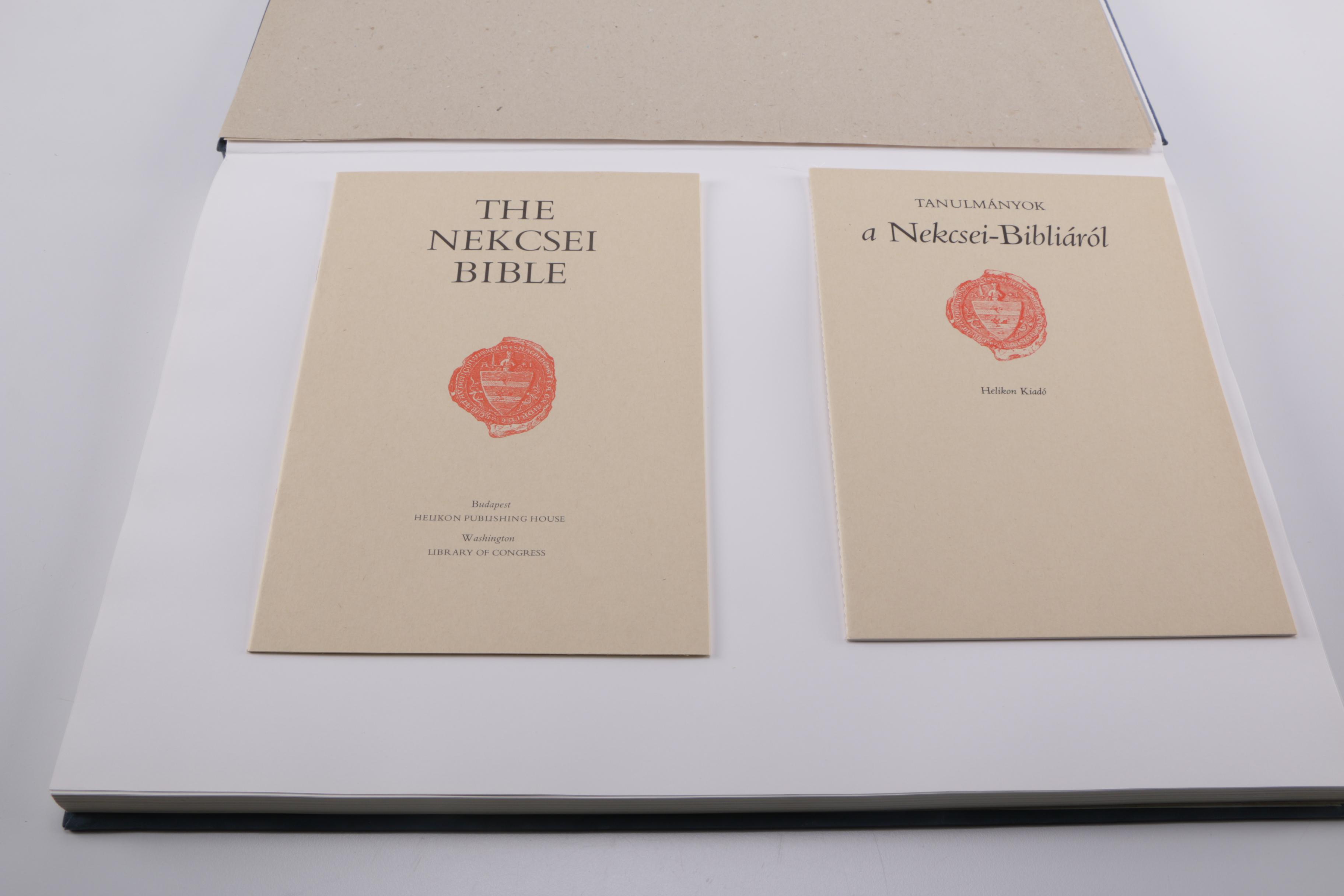 Reproduction Nekcsei Bible