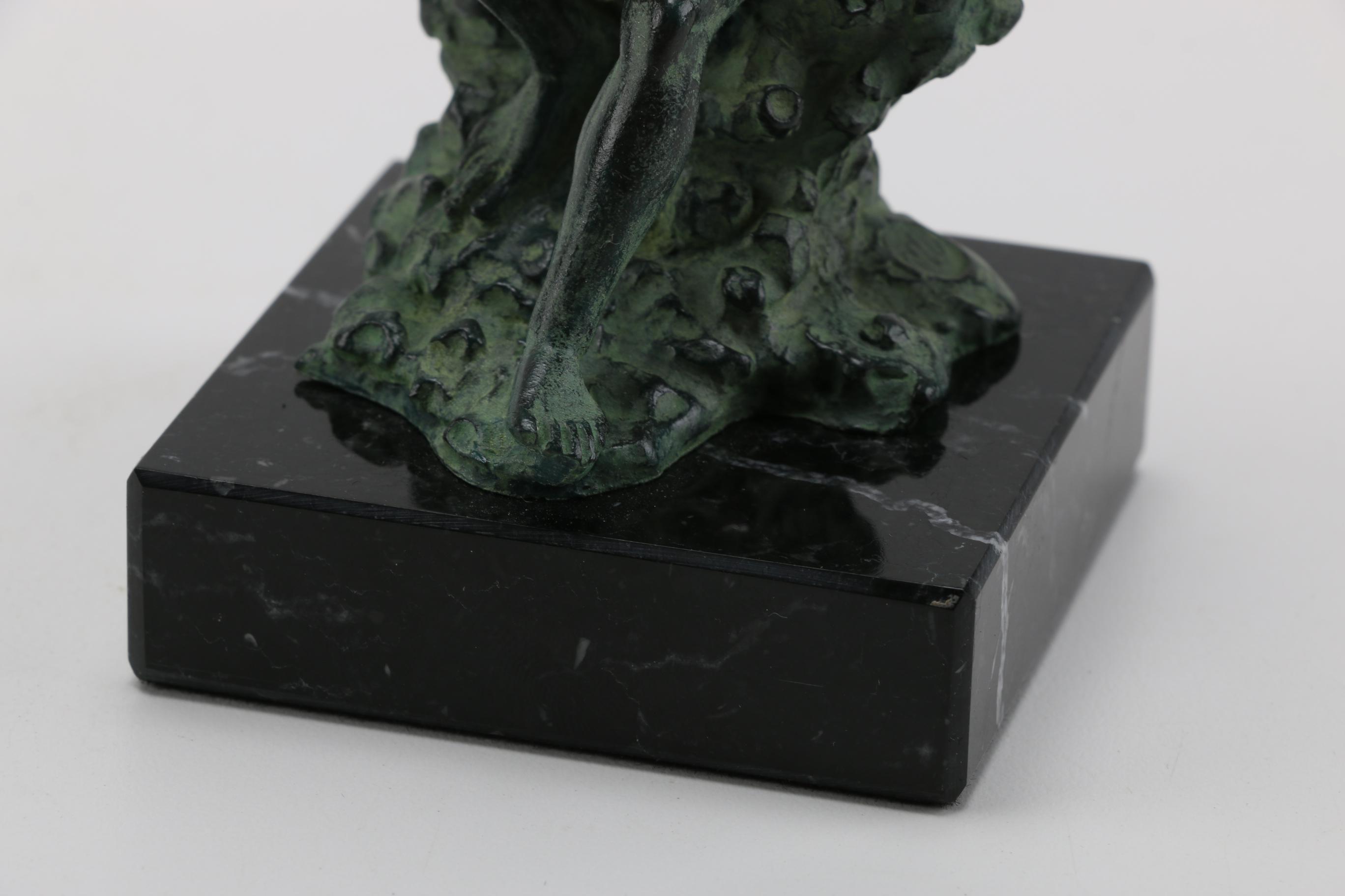 Reproduction Cast Metal Nude Male Sculpture