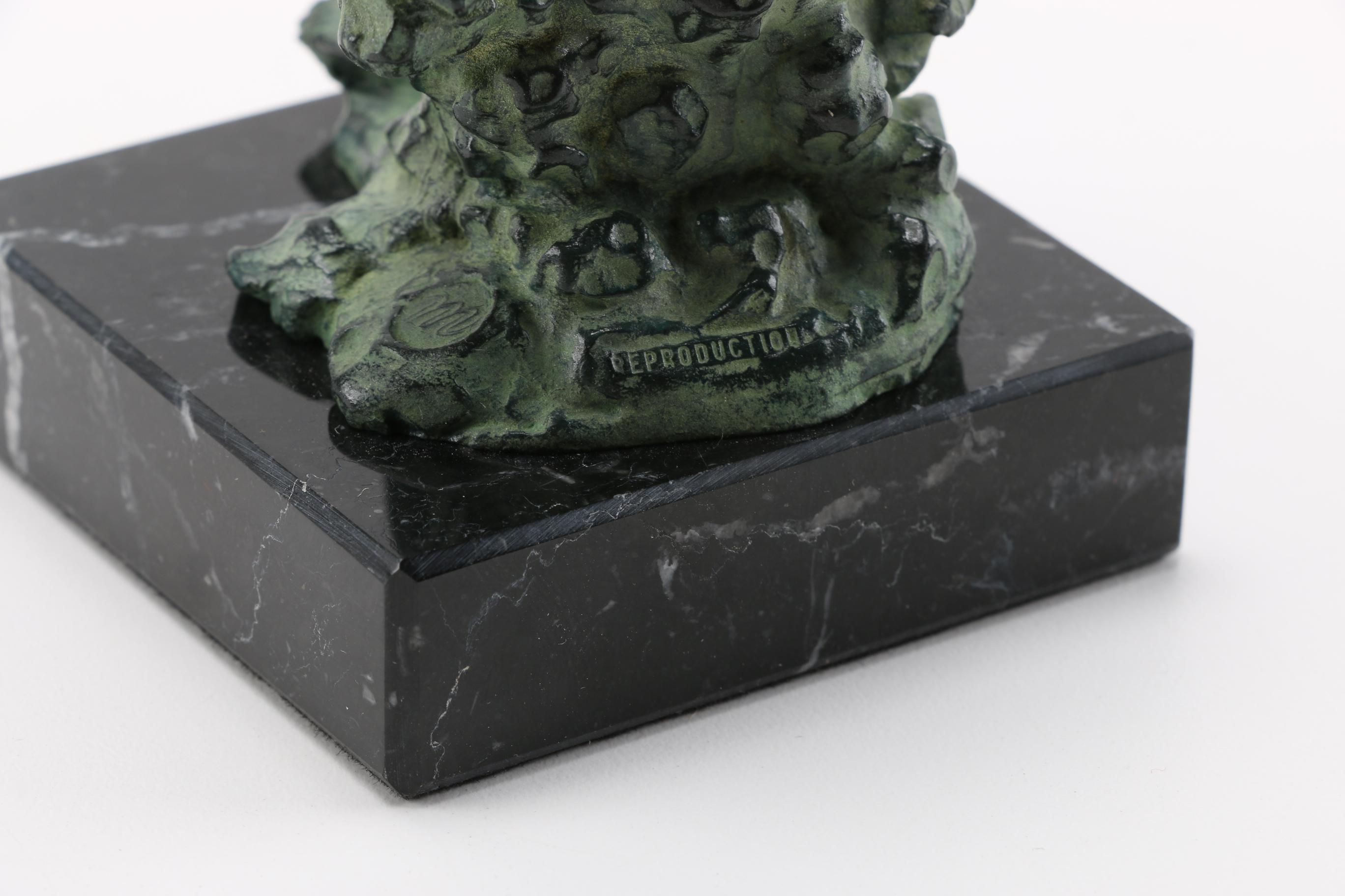 Reproduction Cast Metal Nude Male Sculpture