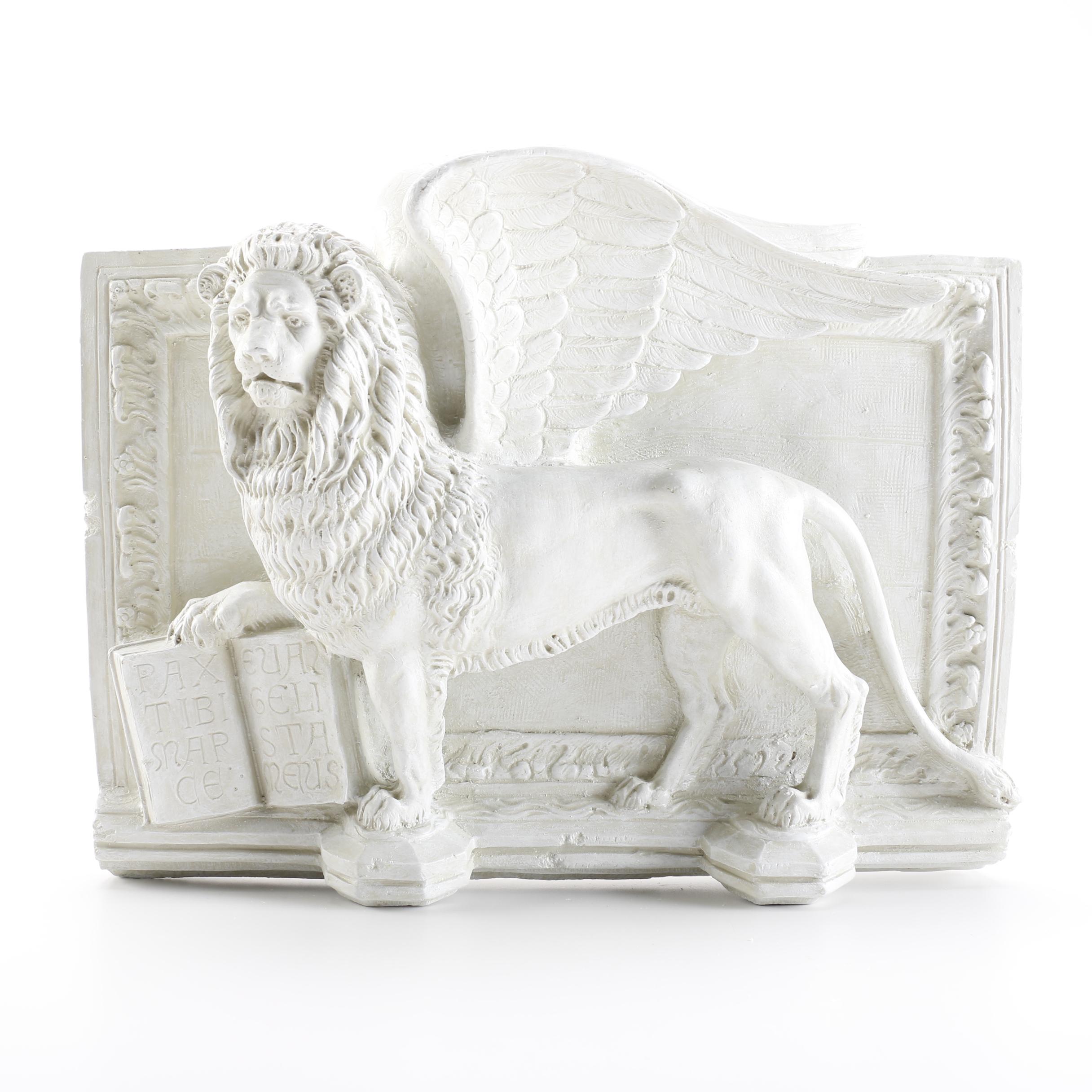 Reproduction St. Mark Lion of Venice Wall Statue