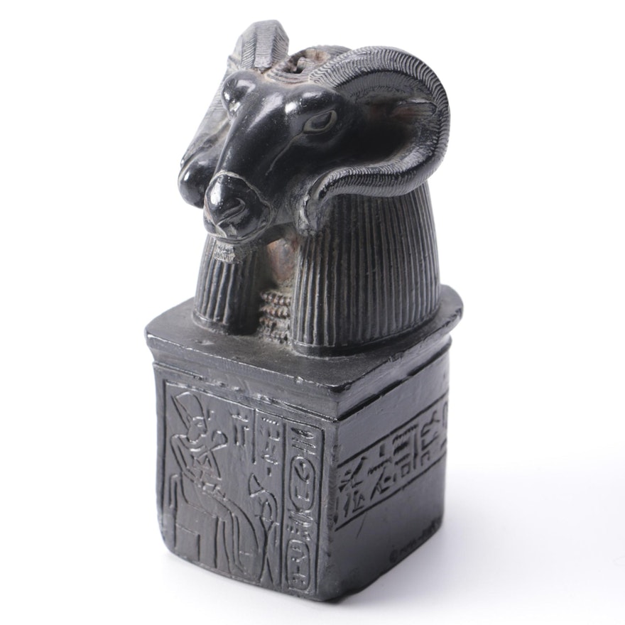 Replica Metropolitan Museum of Art Egyptian Rams Head