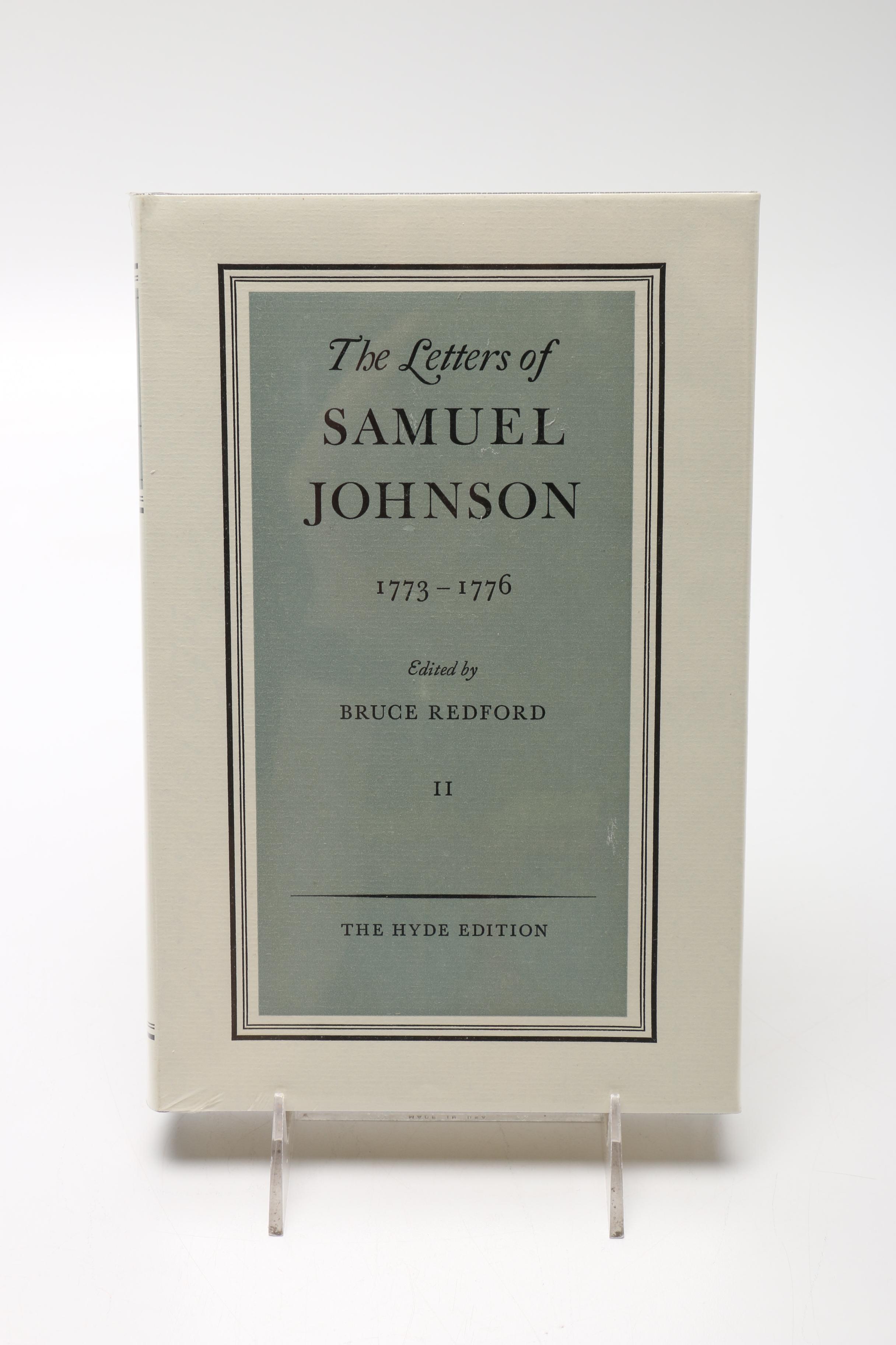 "The Letters of Samuel Johnson: The Hyde Edition" Vol. I-V
