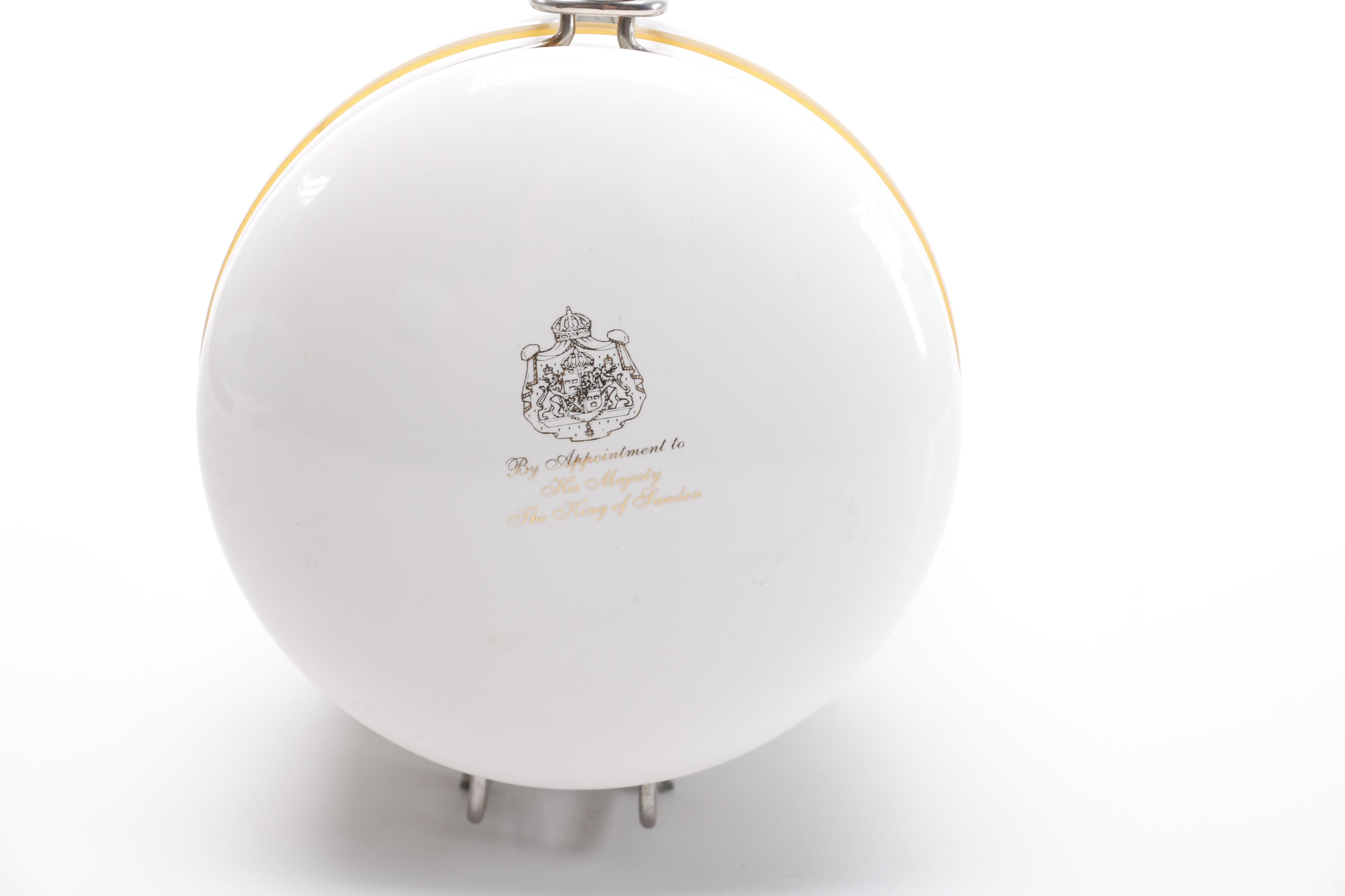 Gevalia White Ceramic Coffee Jar