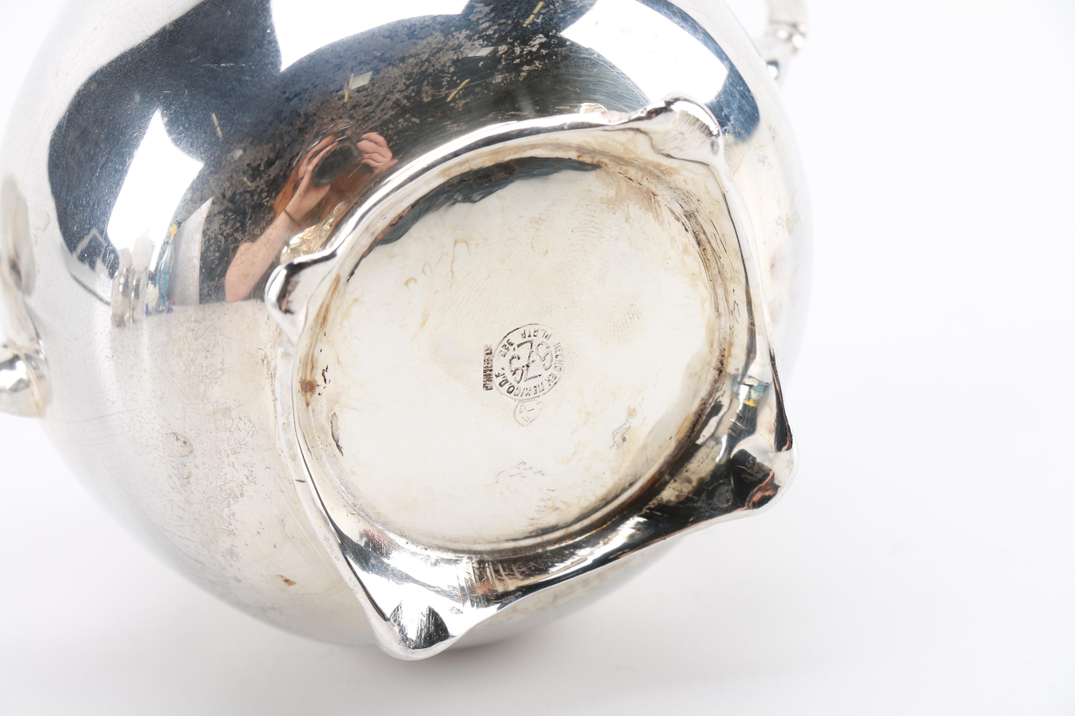 Mexican Sterling Creamer and Sugar With Additional Sterling