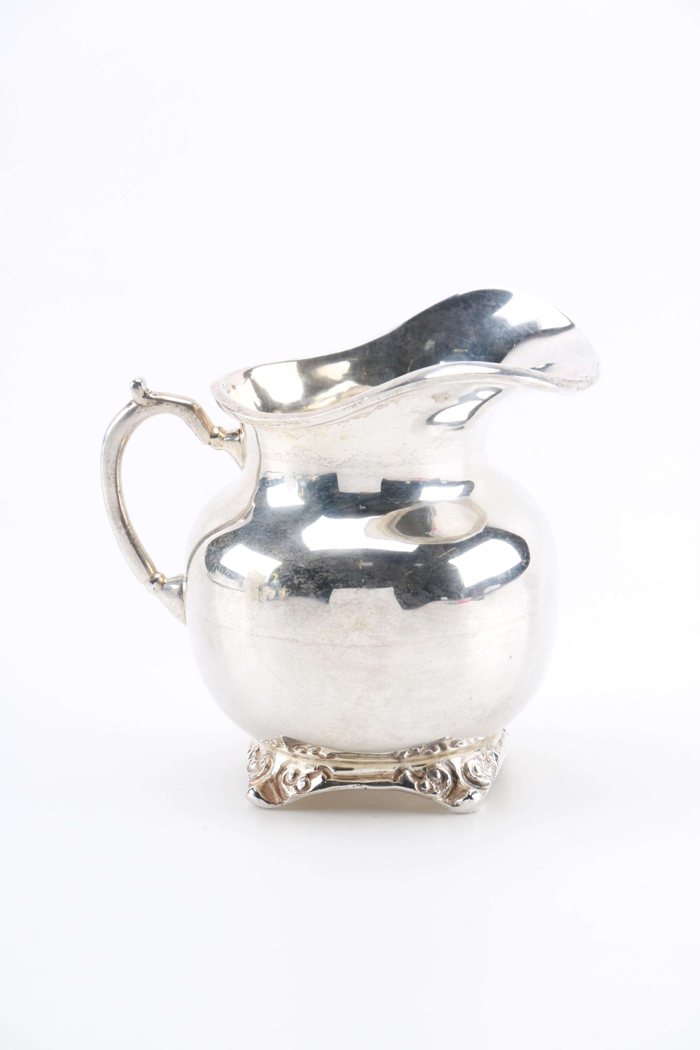 Mexican Sterling Creamer and Sugar With Additional Sterling