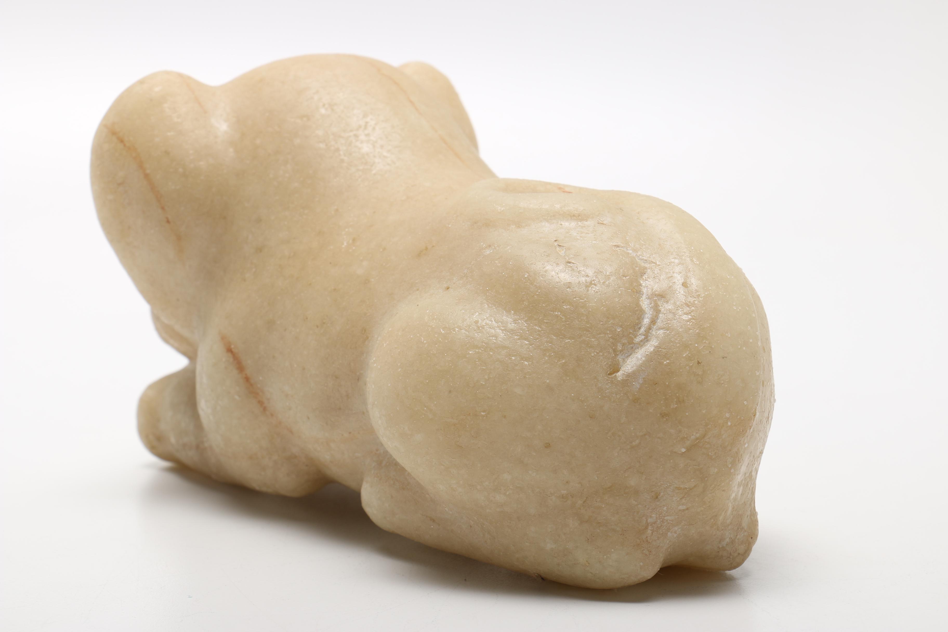 Metropolitan Museum of Art Reconstituted Quartz Lion Cub Figurine