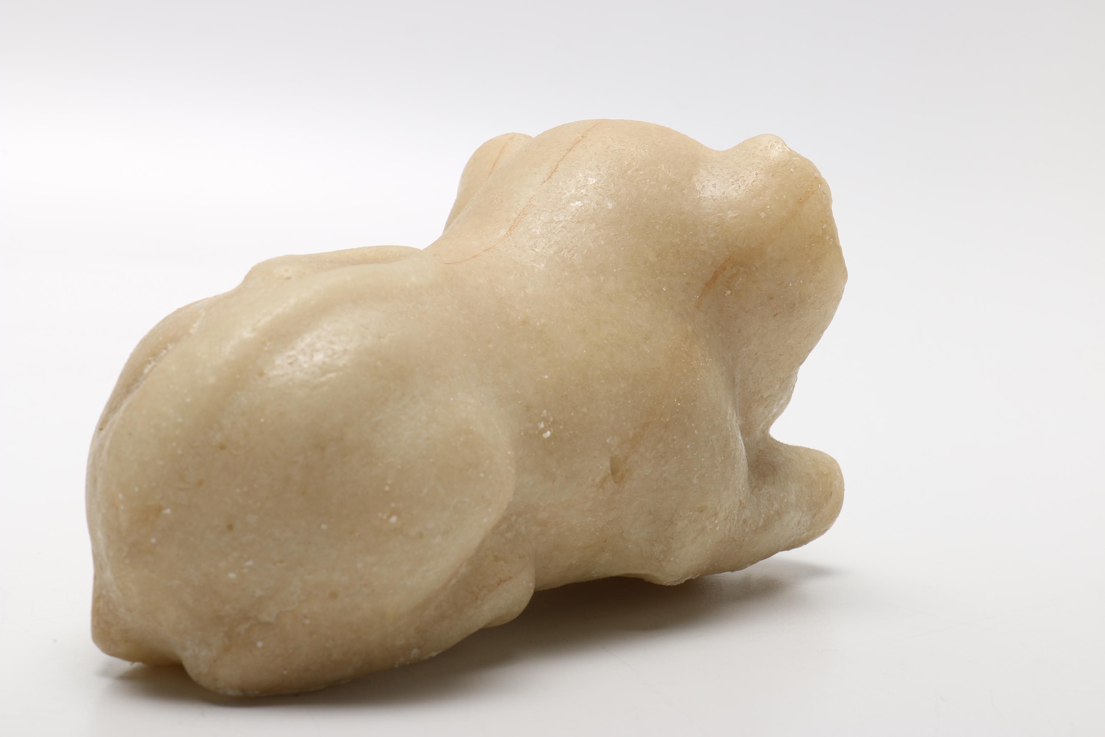 Metropolitan Museum of Art Reconstituted Quartz Lion Cub Figurine